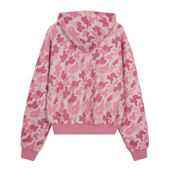 Omirad Camo Graphic Zip-Up Hoodie