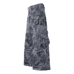 Omirad Distressed Multi-Pocket Cargo Pants