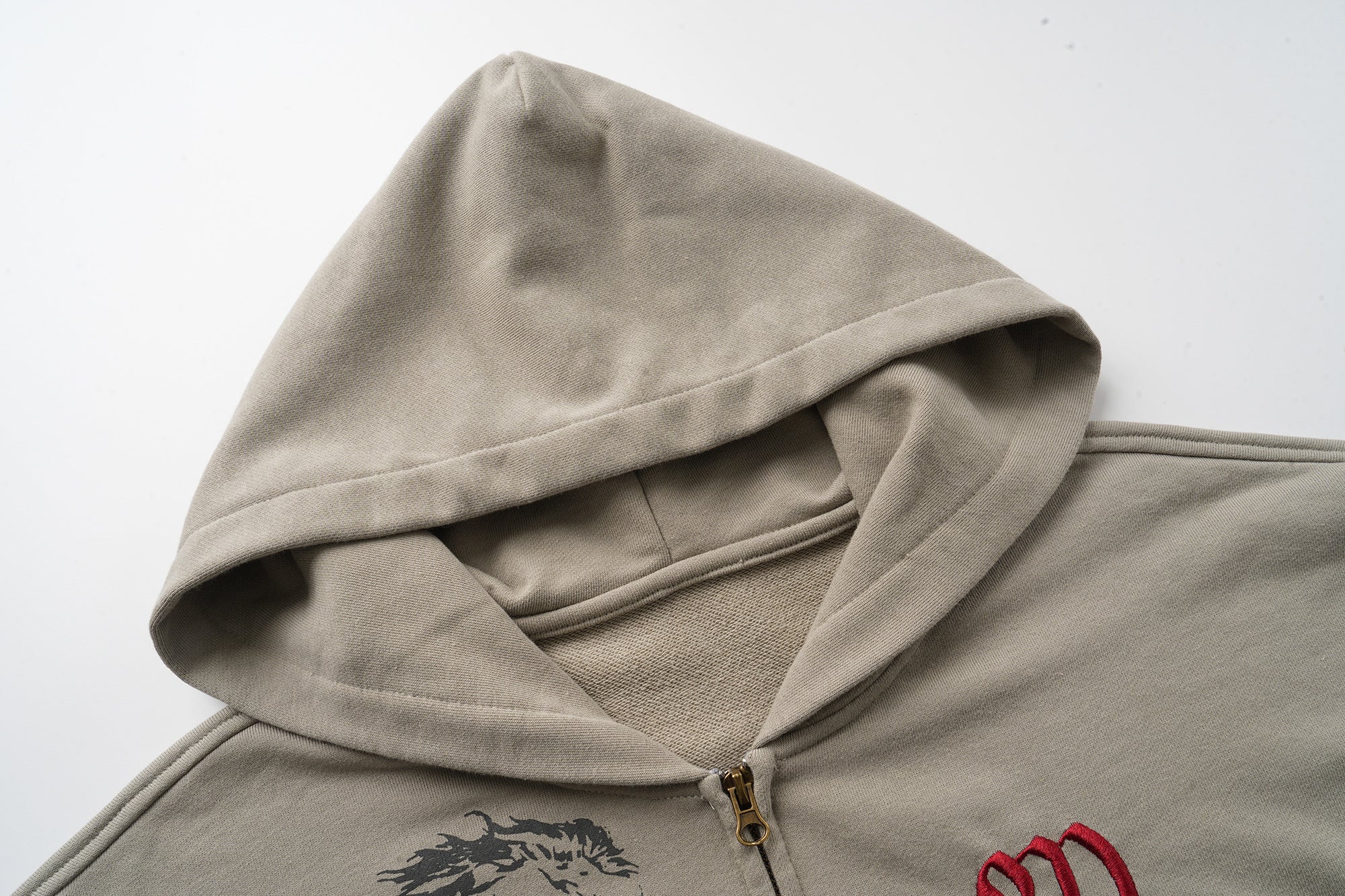Omirad Graphic Zip-Up Hoodie