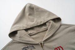 Omirad Graphic Zip-Up Hoodie