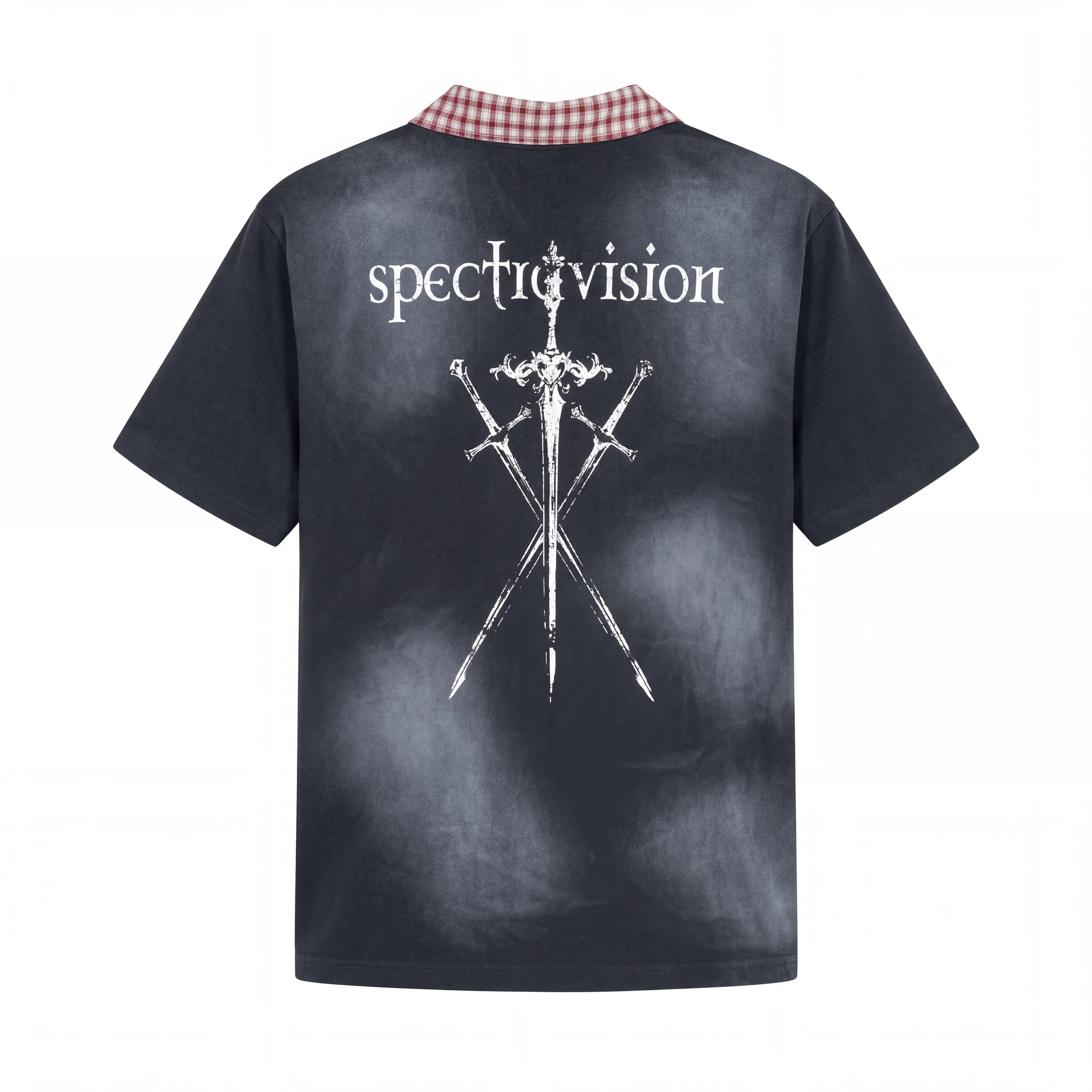 Omirad “Grunge Star Zip Polo Tee”
