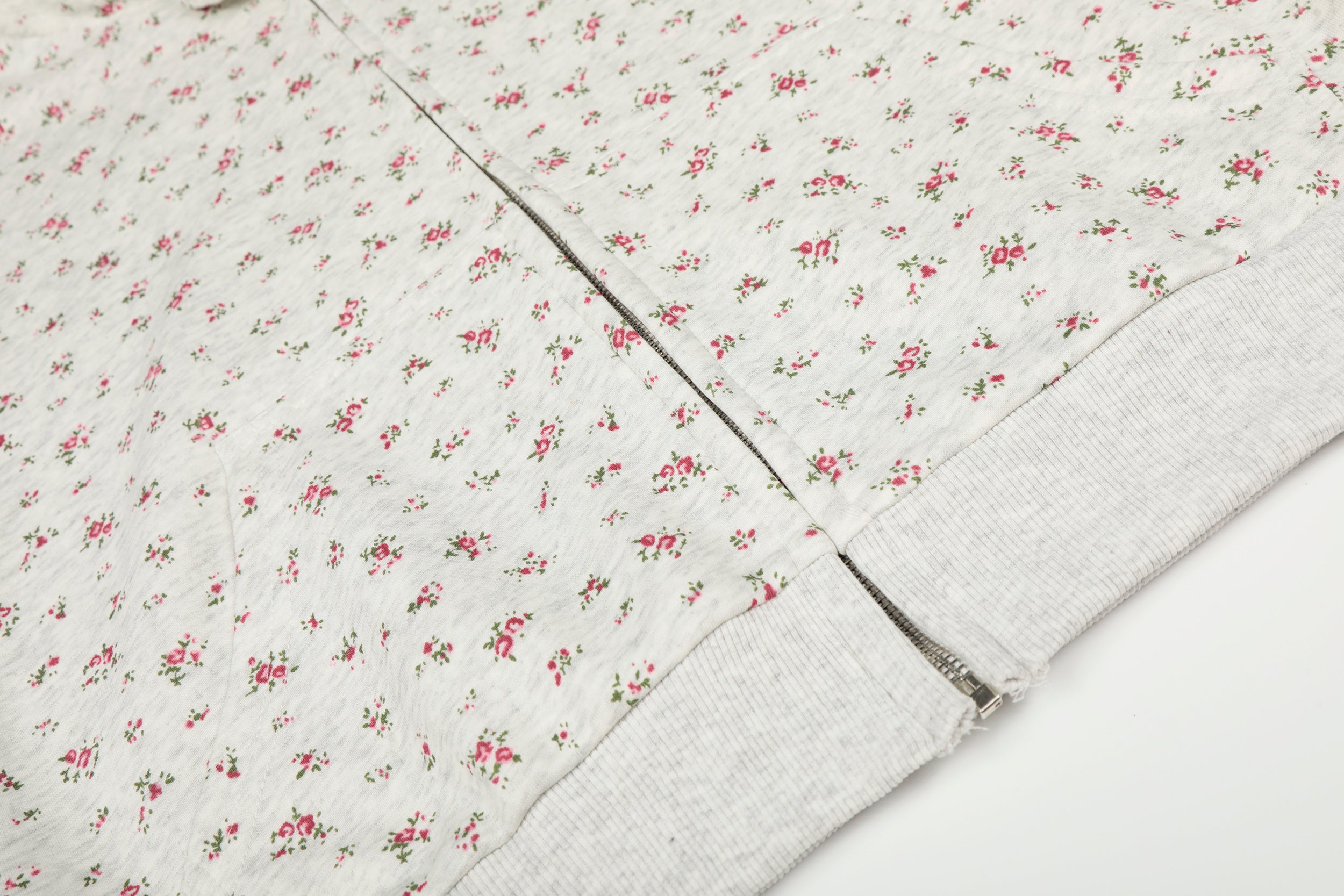 Omirad Floral Balaclava Zip Hoodie