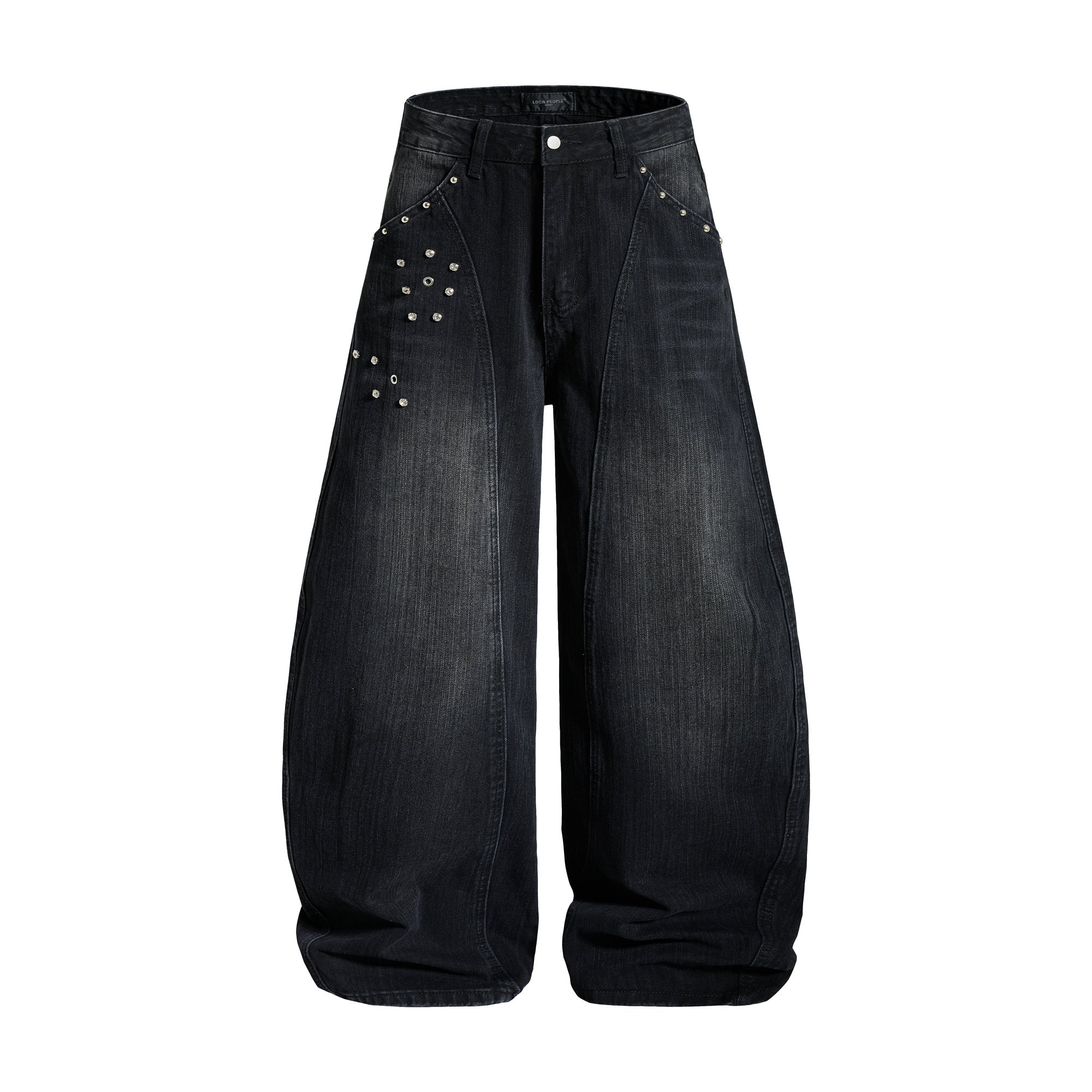 Omirad “Studded Panel Denim Jeans”