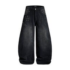 Omirad “Studded Panel Denim Jeans”