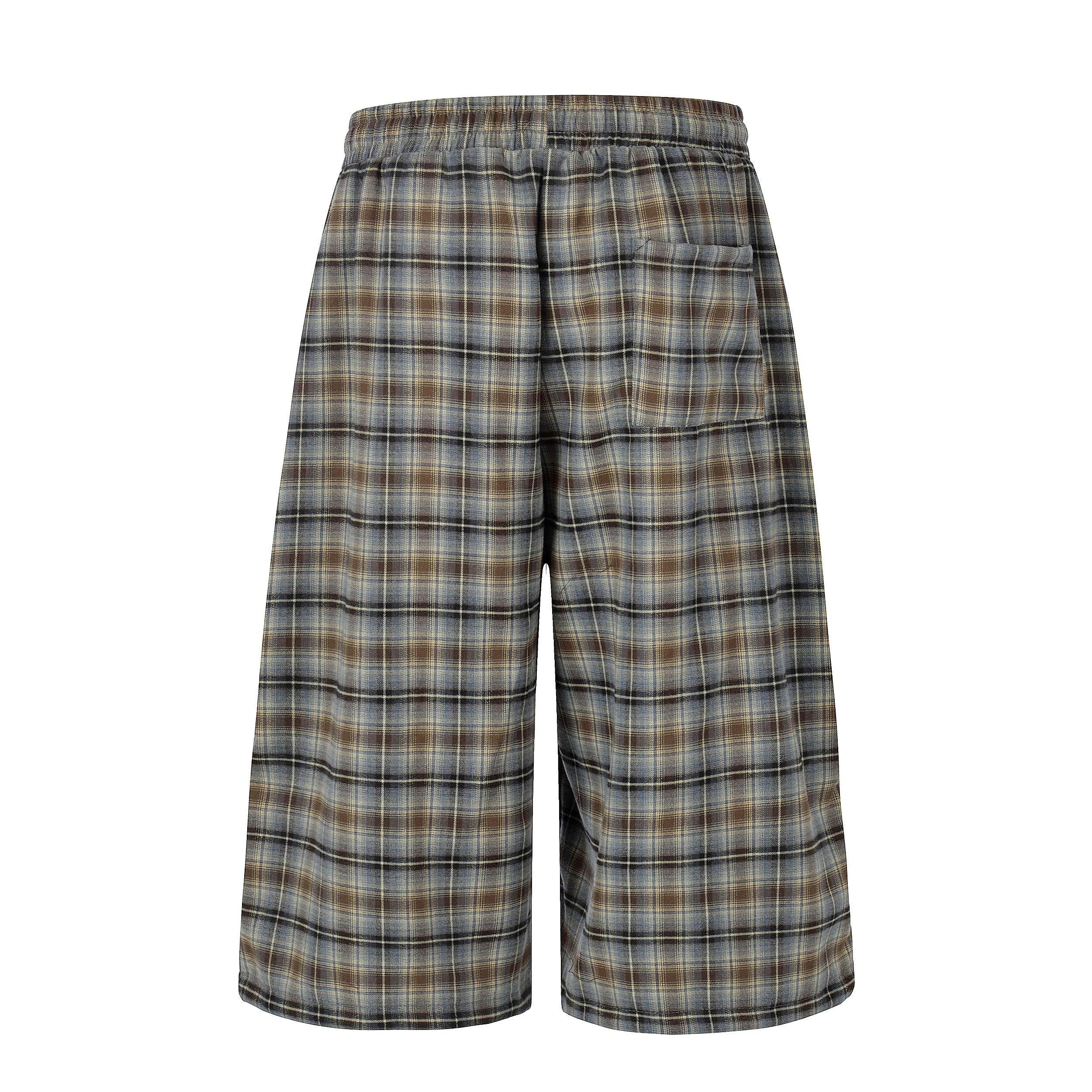 Omirad Plaid Lounge Shorts