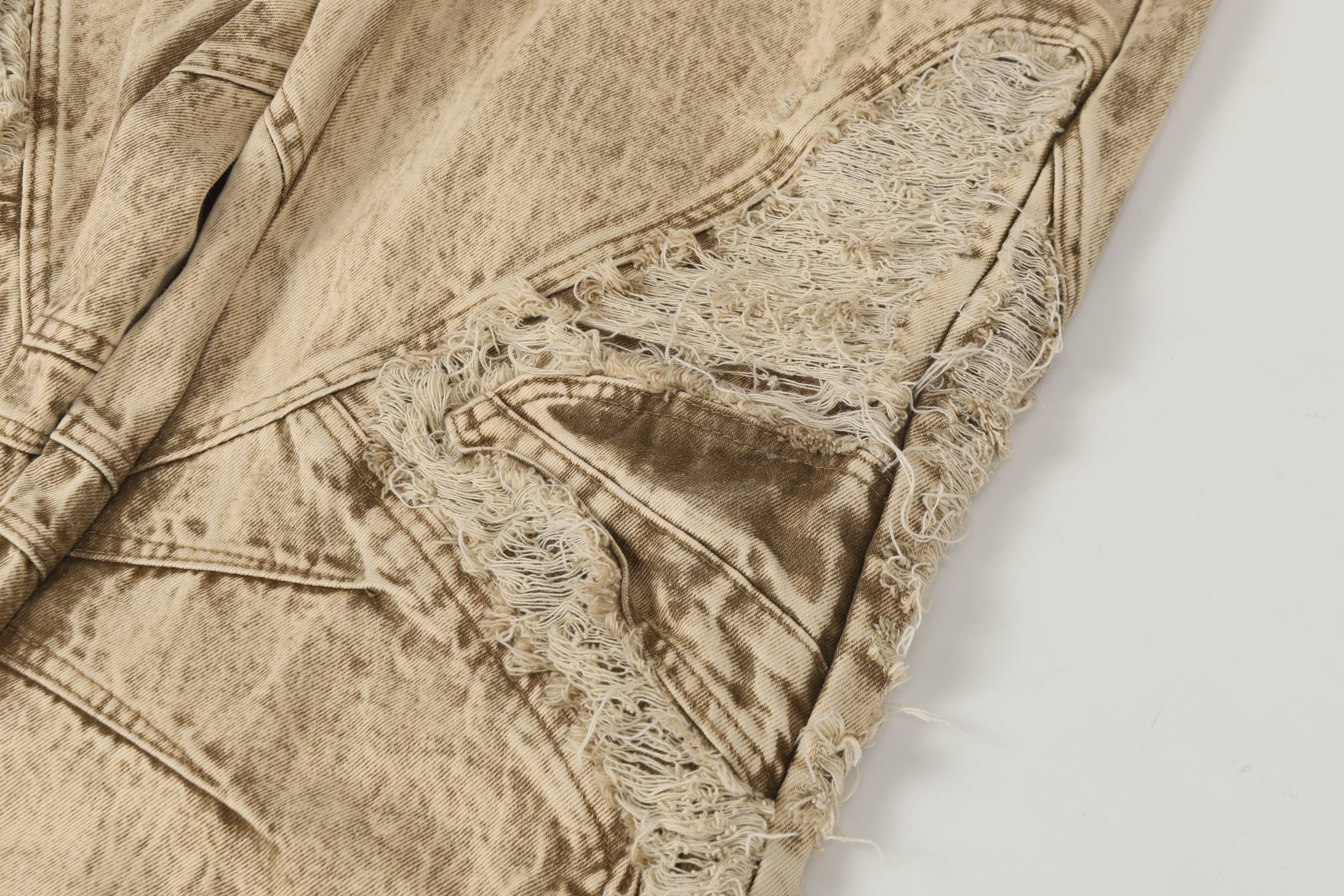 Omirad “Vintage Distressed Panel Jeans”