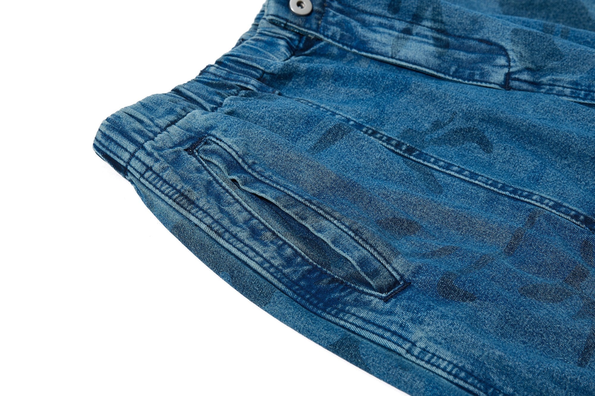 Omirad Washed Camo Baggy Jeans