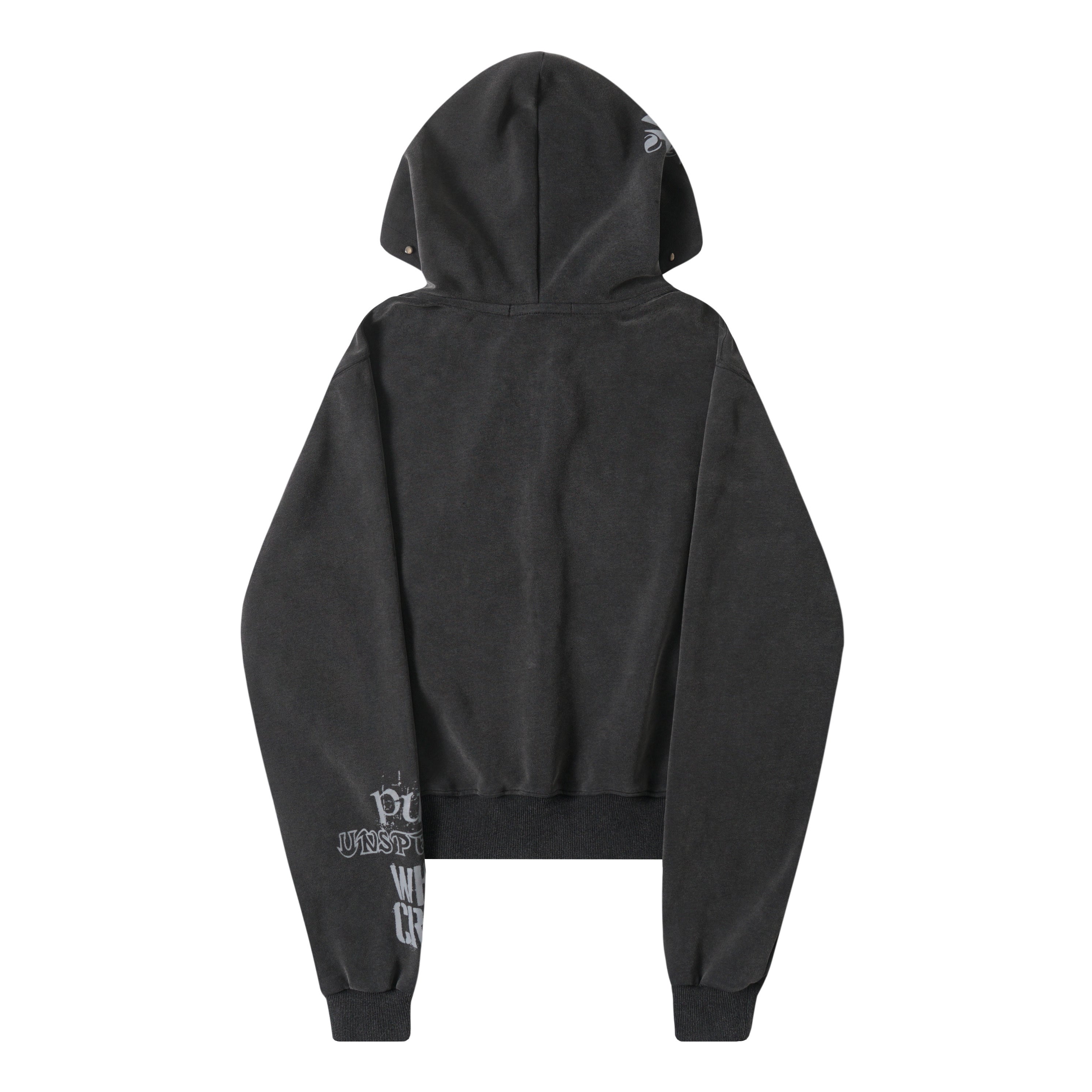 Omirad Punk Washed Zip Hoodie