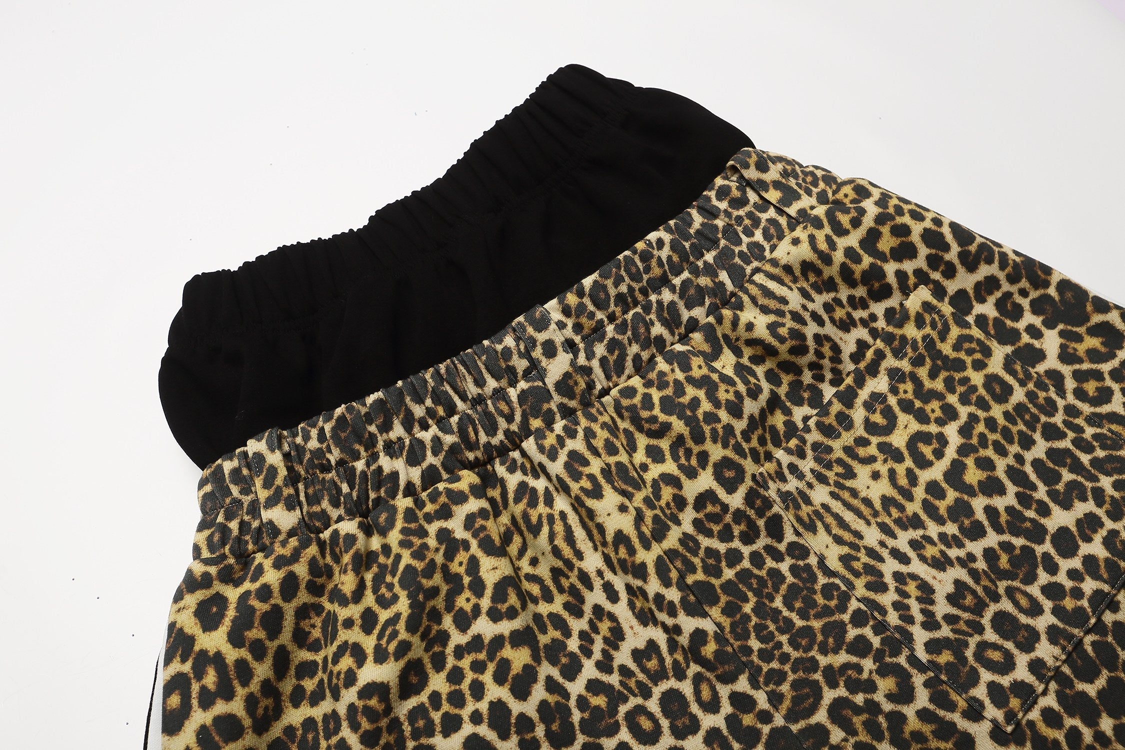 Omirad Leopard Waist Sport Shorts