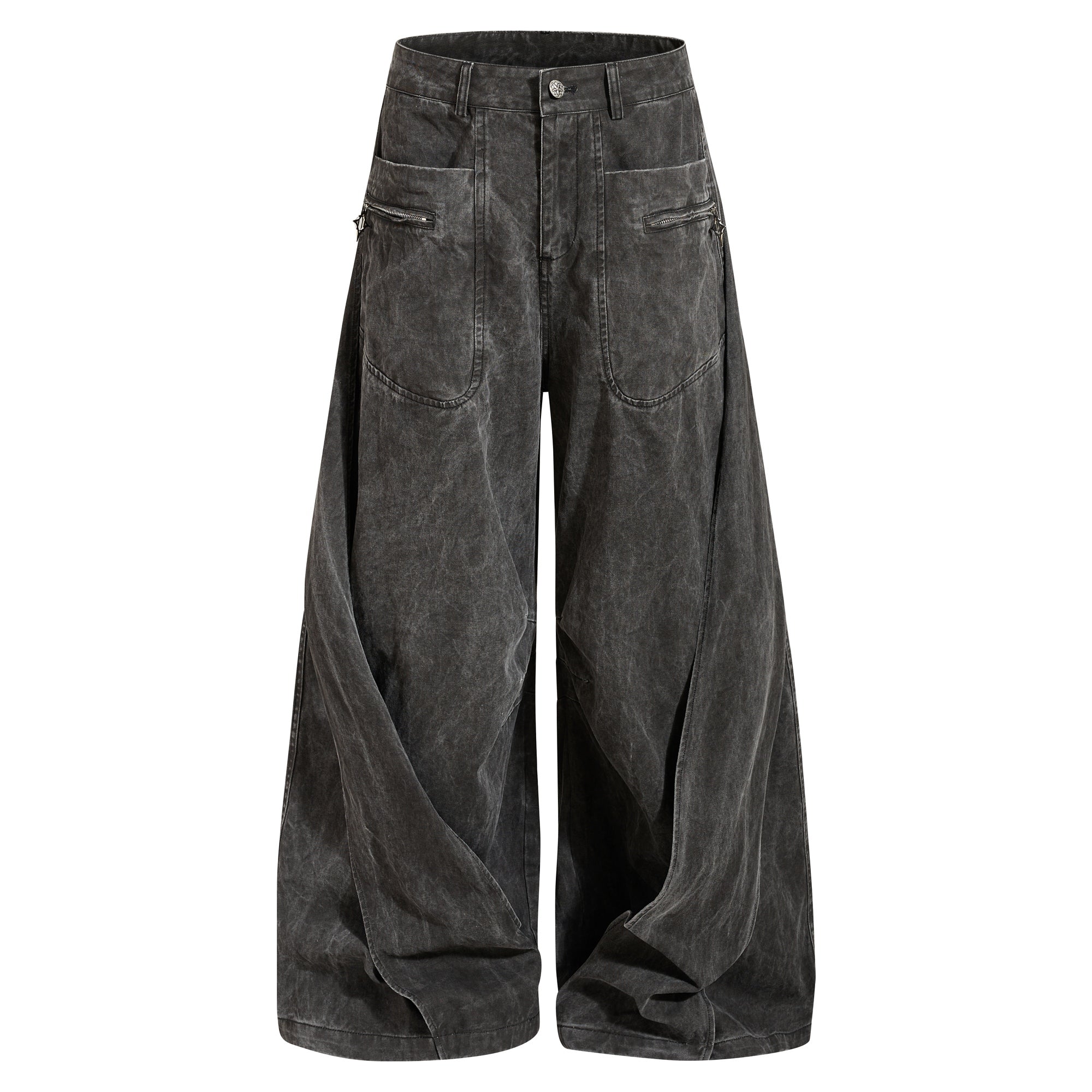 Omirad Washed Balloon Denim Jeans