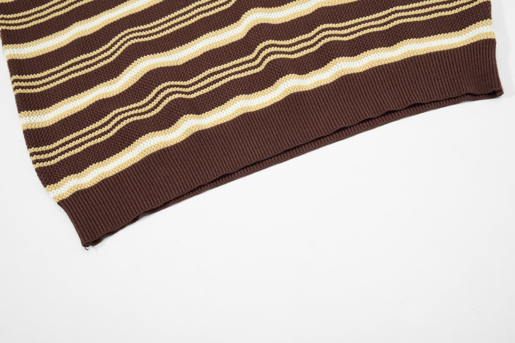 Omirad “Retro Stripe Knit Polo”