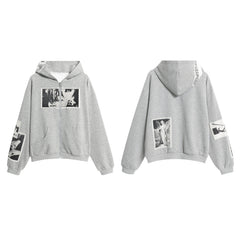 Omirad Photo Collage Zip Hoodie