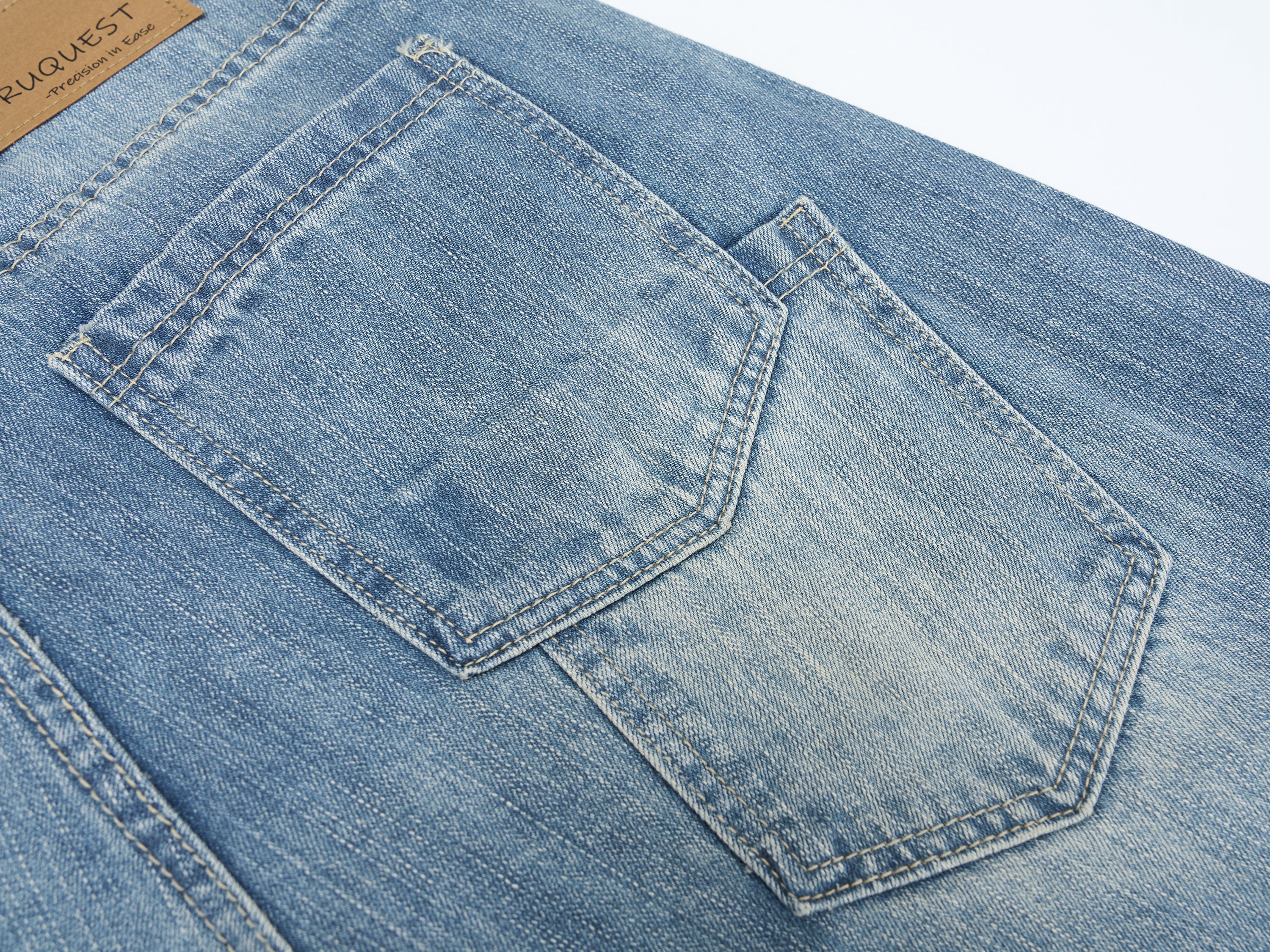 Omirad Heavy Washed Wide-Leg Denim Jeans