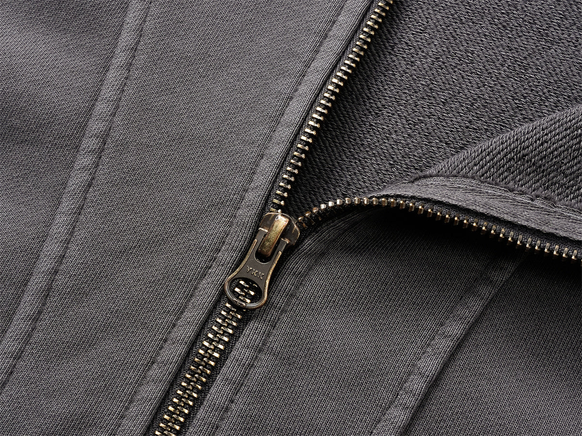 Omirad Curved-Seam Full-Zip Hoodie