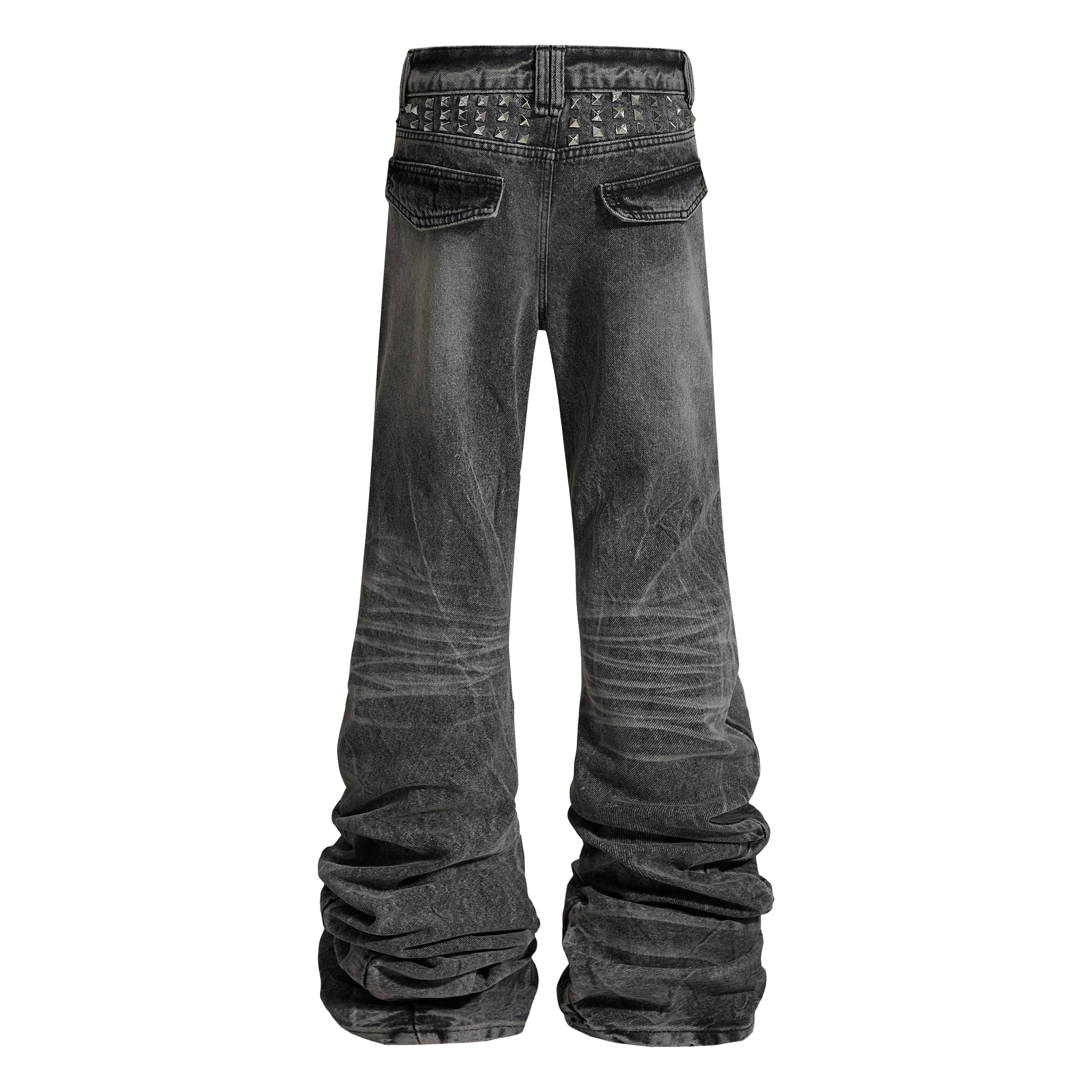 Omirad Distressed Studded Denim Pants