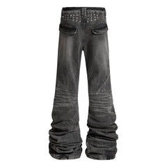 Omirad Distressed Studded Denim Pants
