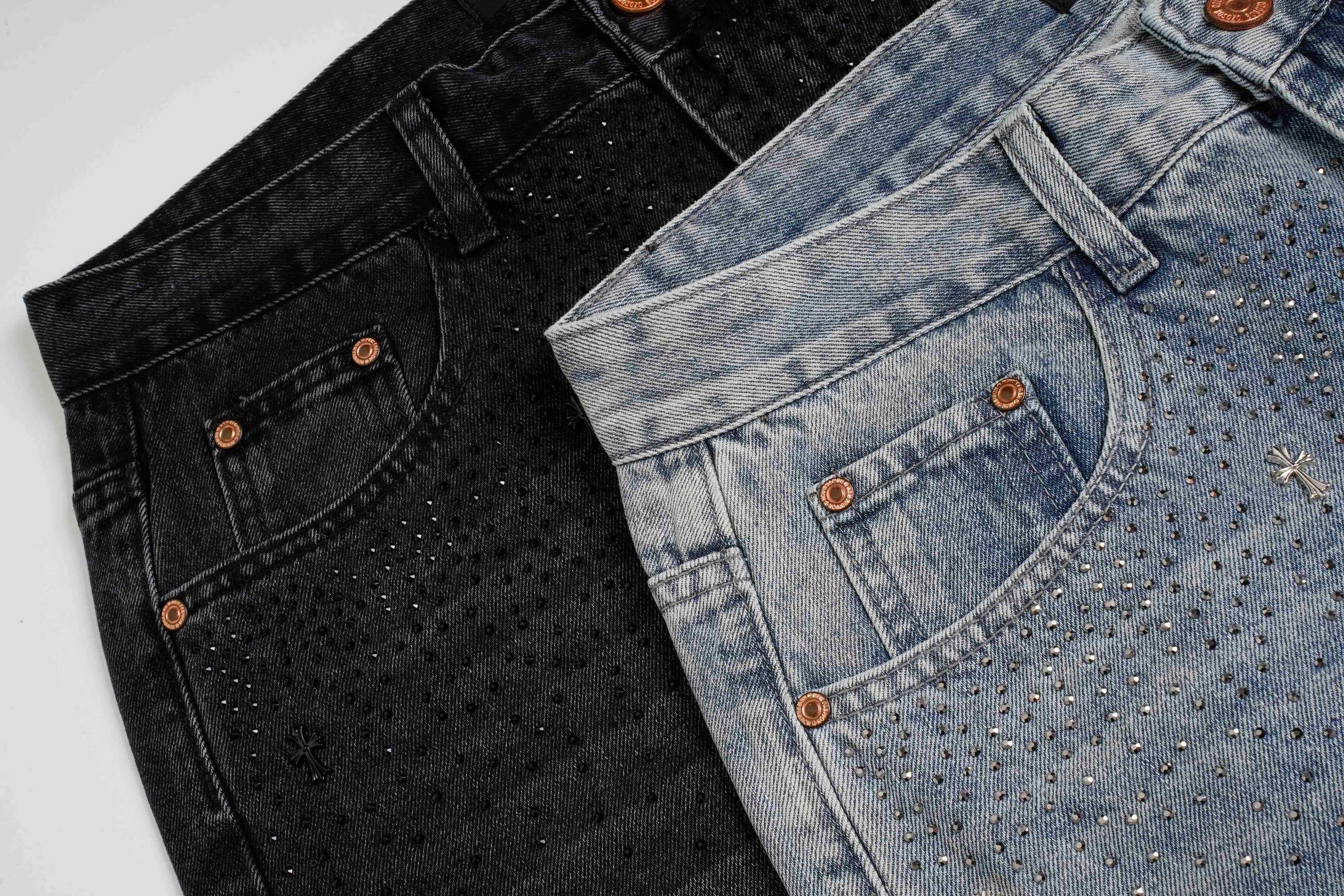 Omirad “Stardust Washed Wide-Leg Jeans”