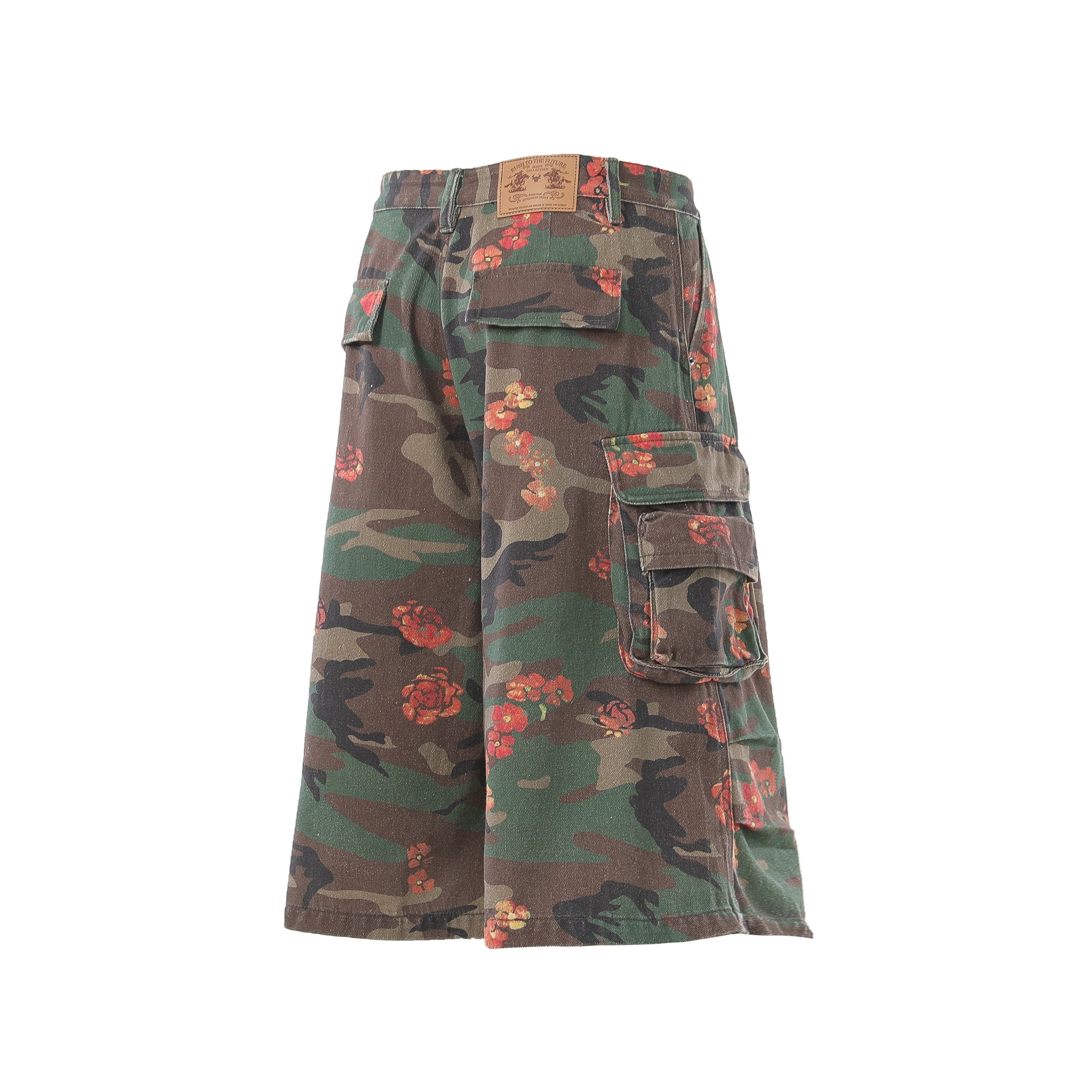 Omirad “Floral Camo Cargo Shorts”