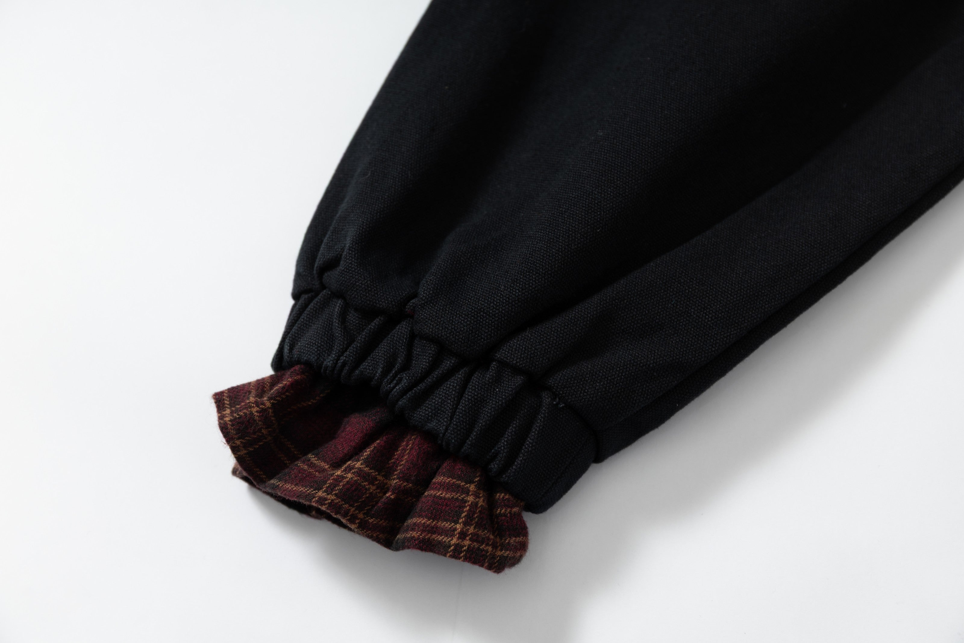 Omirad Plaid-Lined Zip Hoodie