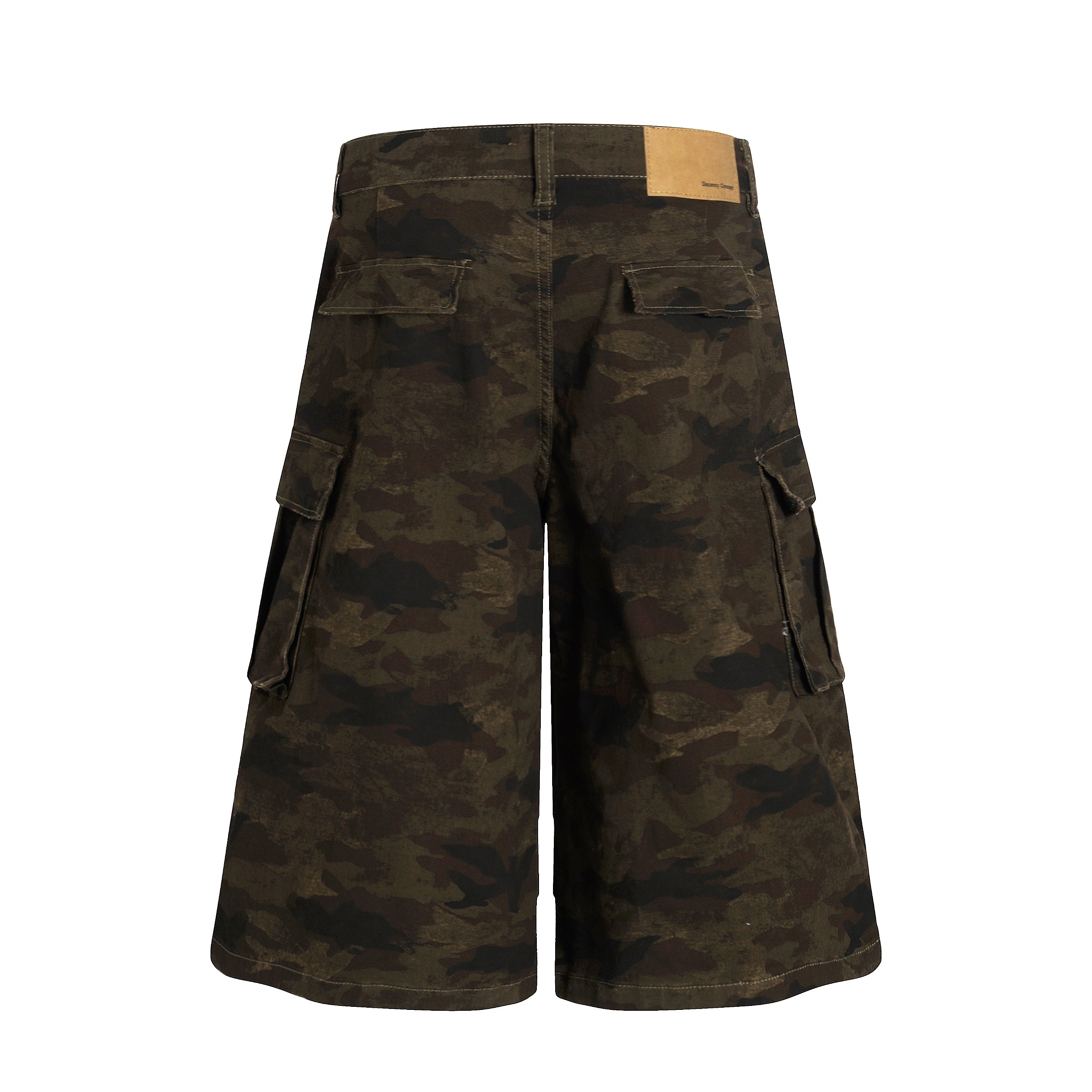Omirad Wide-Leg Camo Cargo Shorts