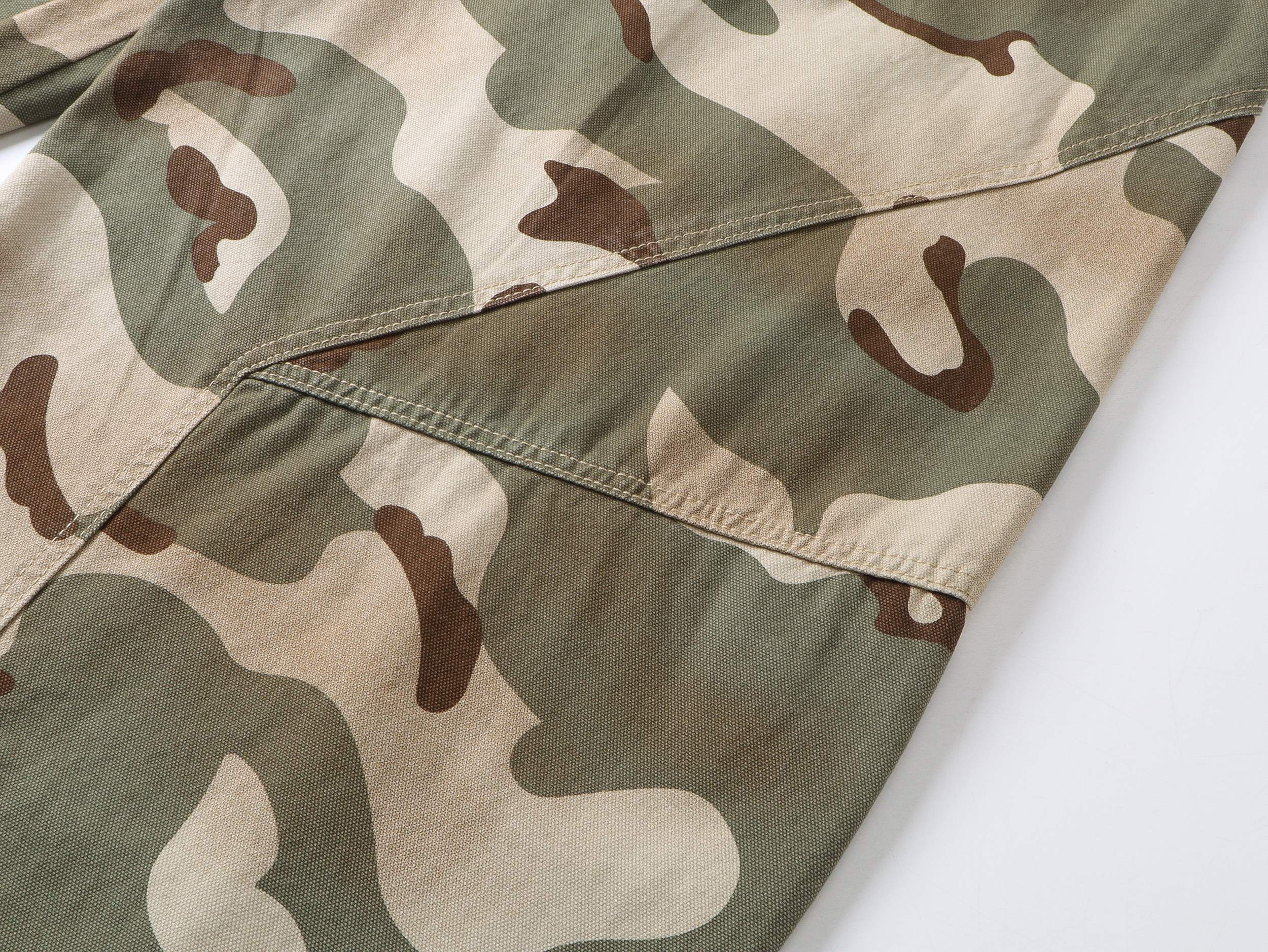 Omirad “Urban Camo Wide-Leg Pants”