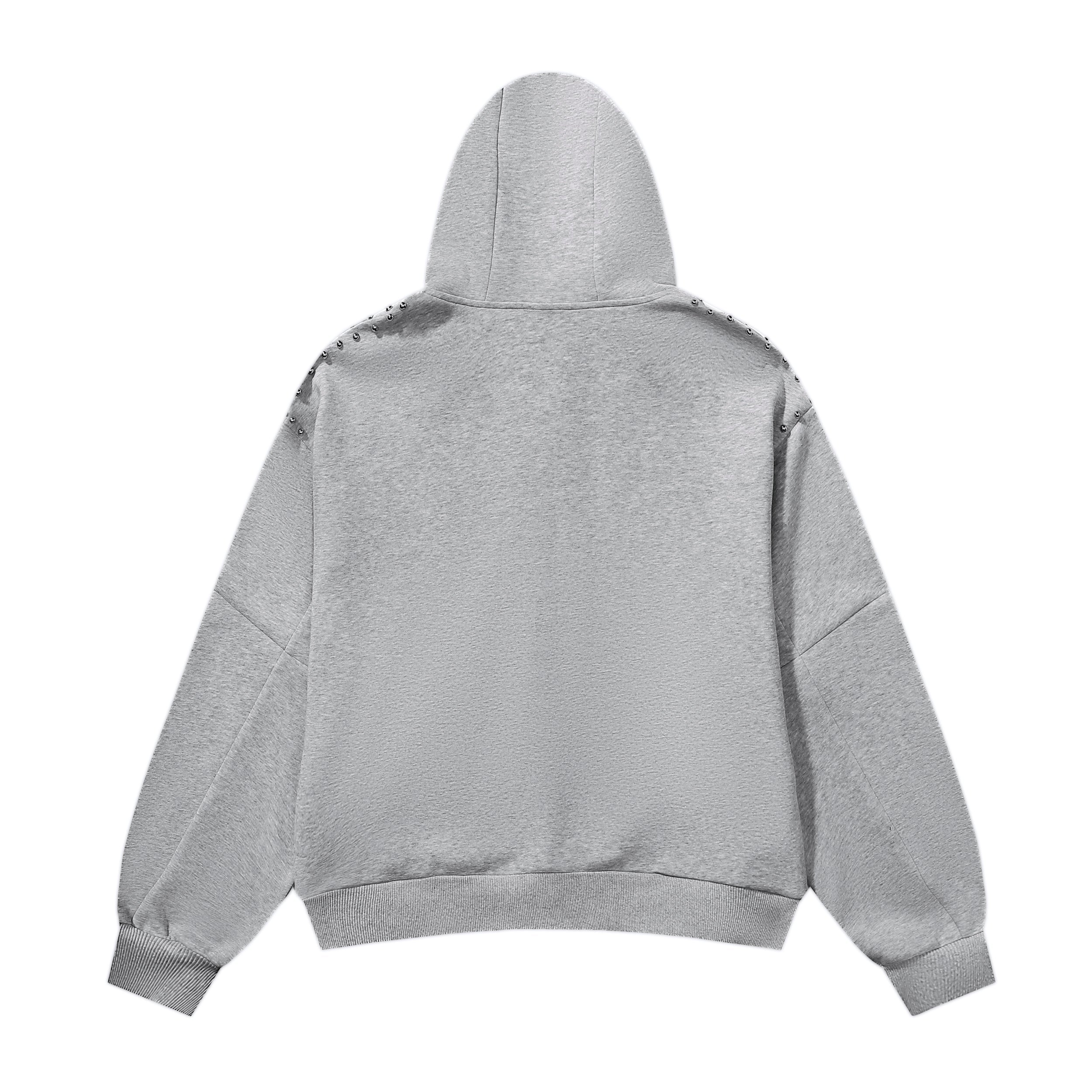 Omirad Studded Arc Zip Hoodie*
