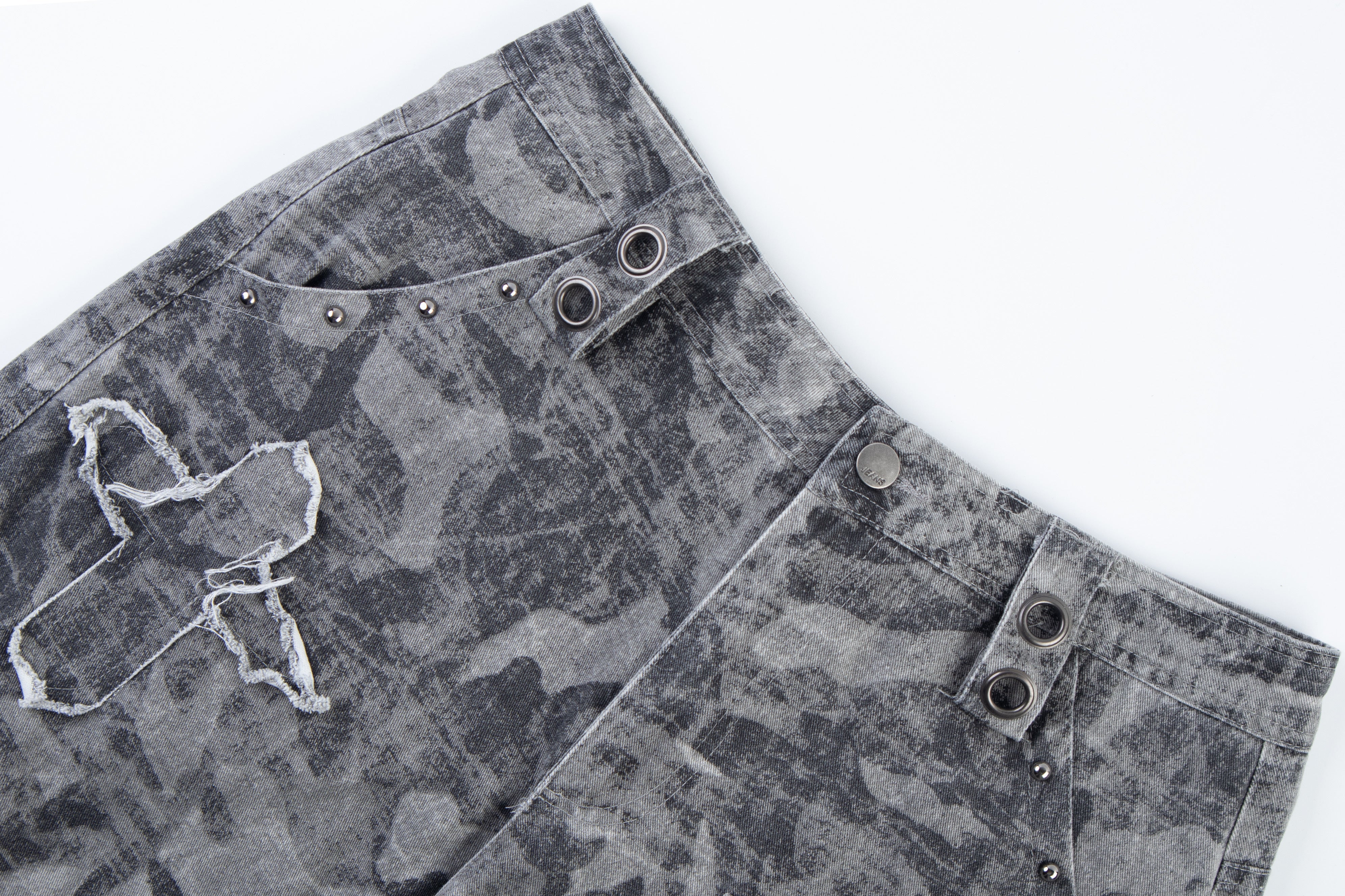 Omirad Distressed Multi-Pocket Cargo Pants