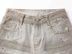 Omirad Washed Balloon Fit Denim Pants
