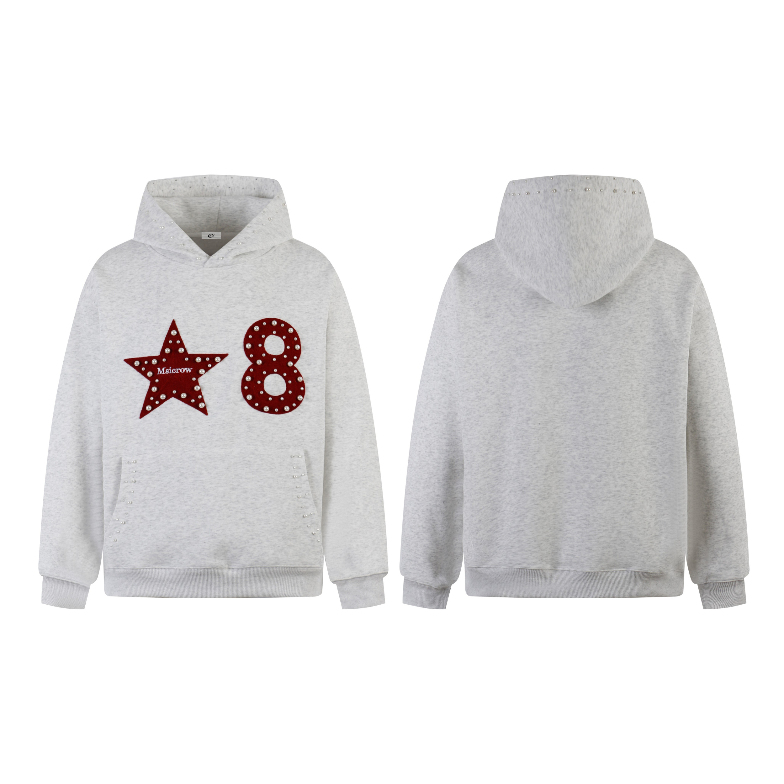 Omirad Star & Number Appliqué Hoodie