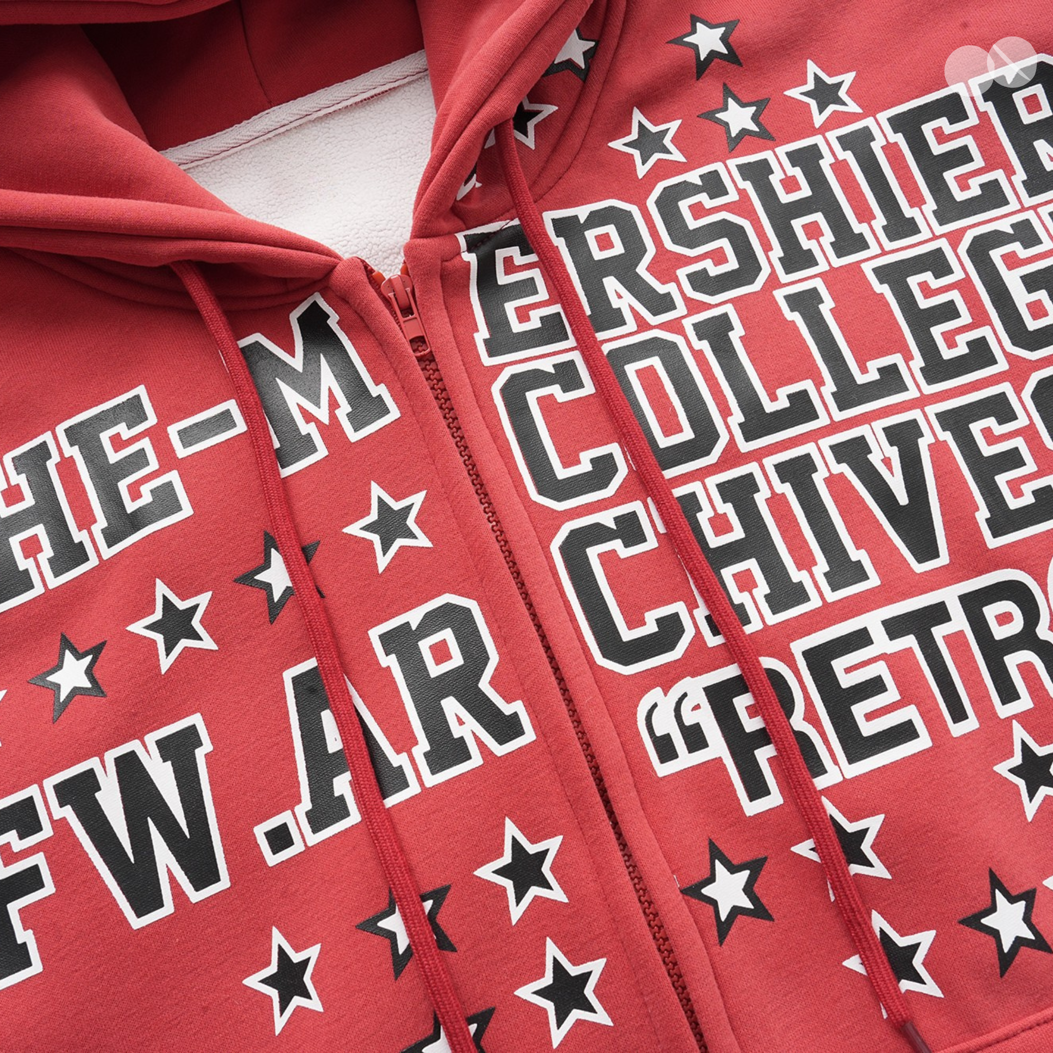 Omirad Retro Varsity Zip Hoodie