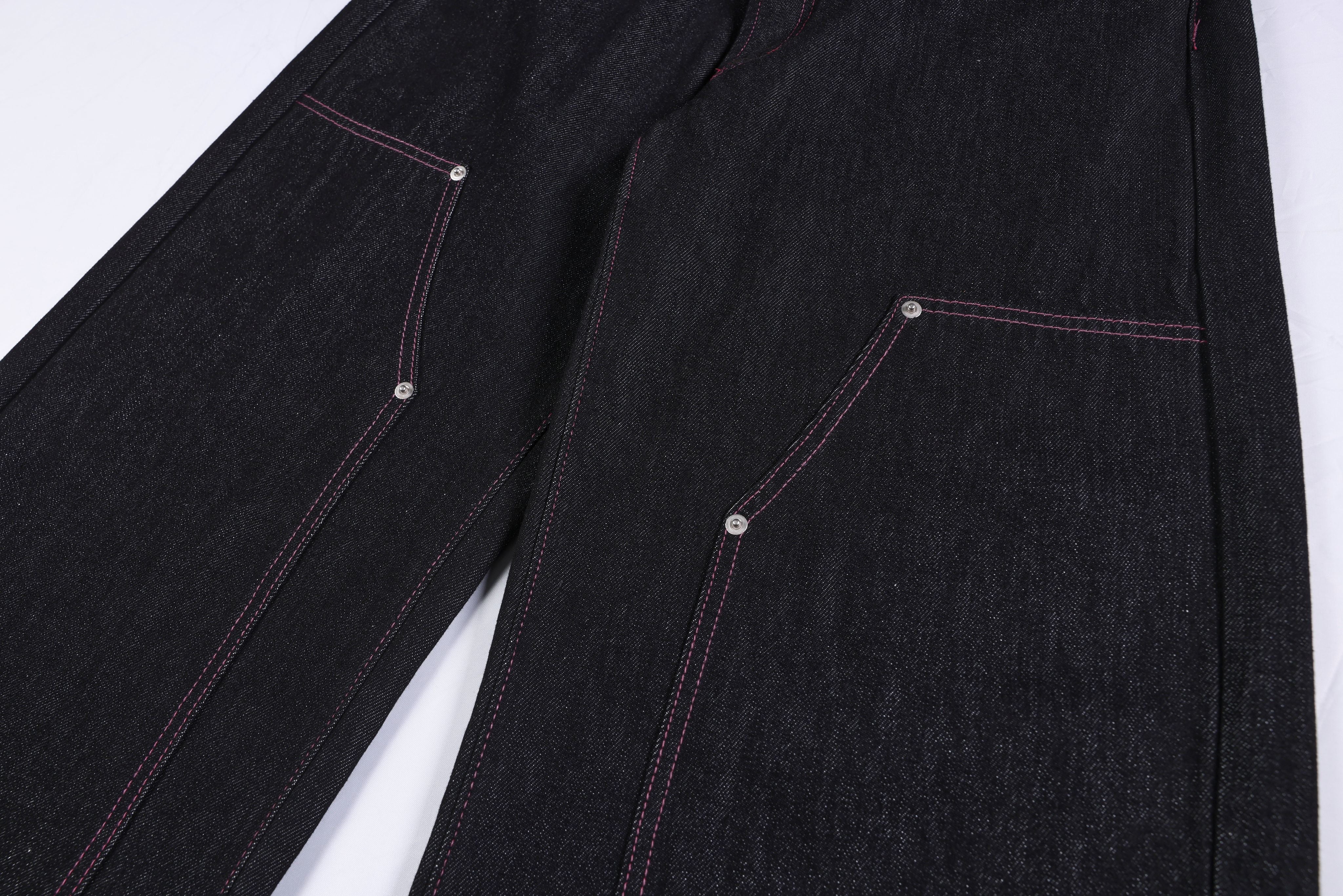 Omirad Double Waist Star Denim Pants