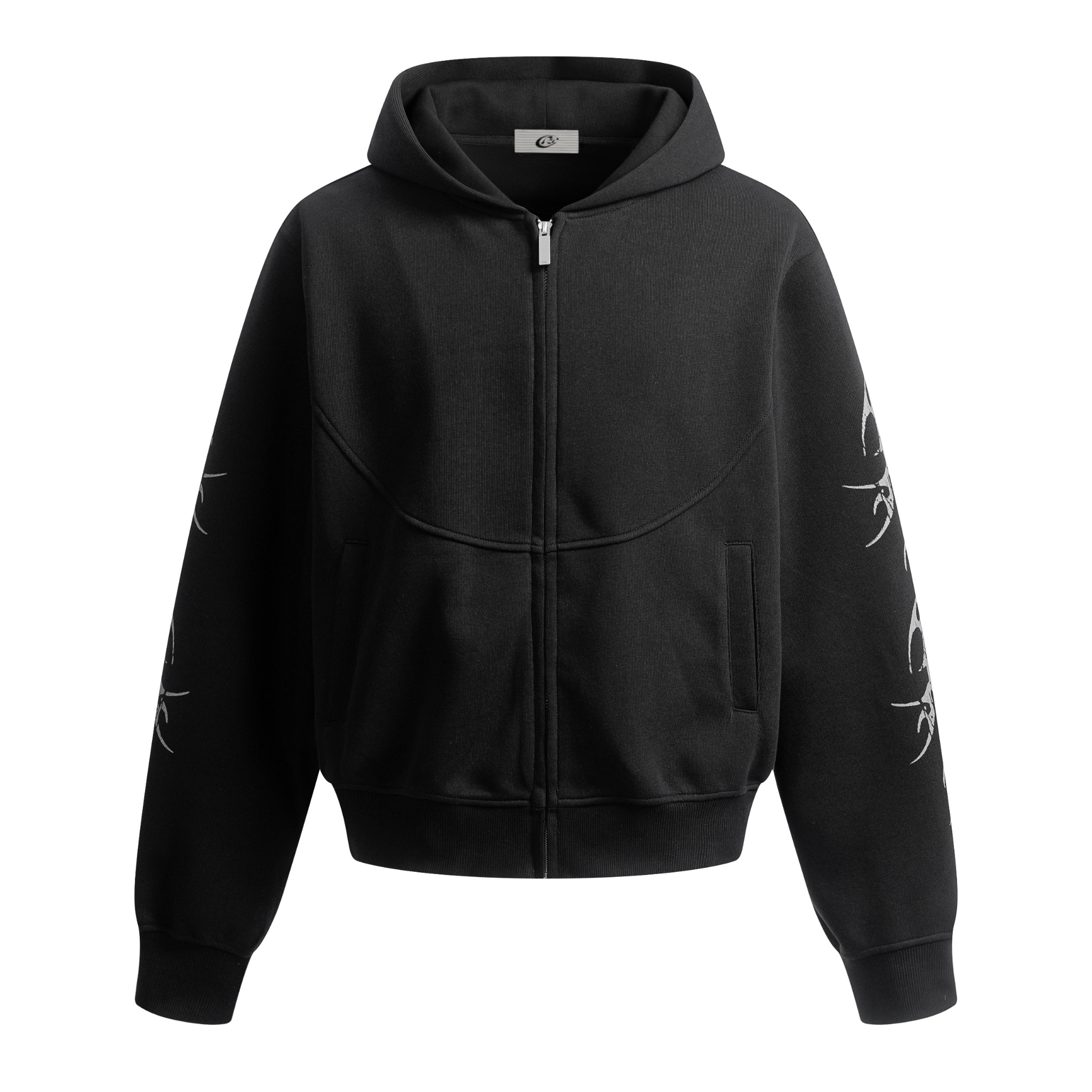 Omirad Tribal Curve Zip Hoodie