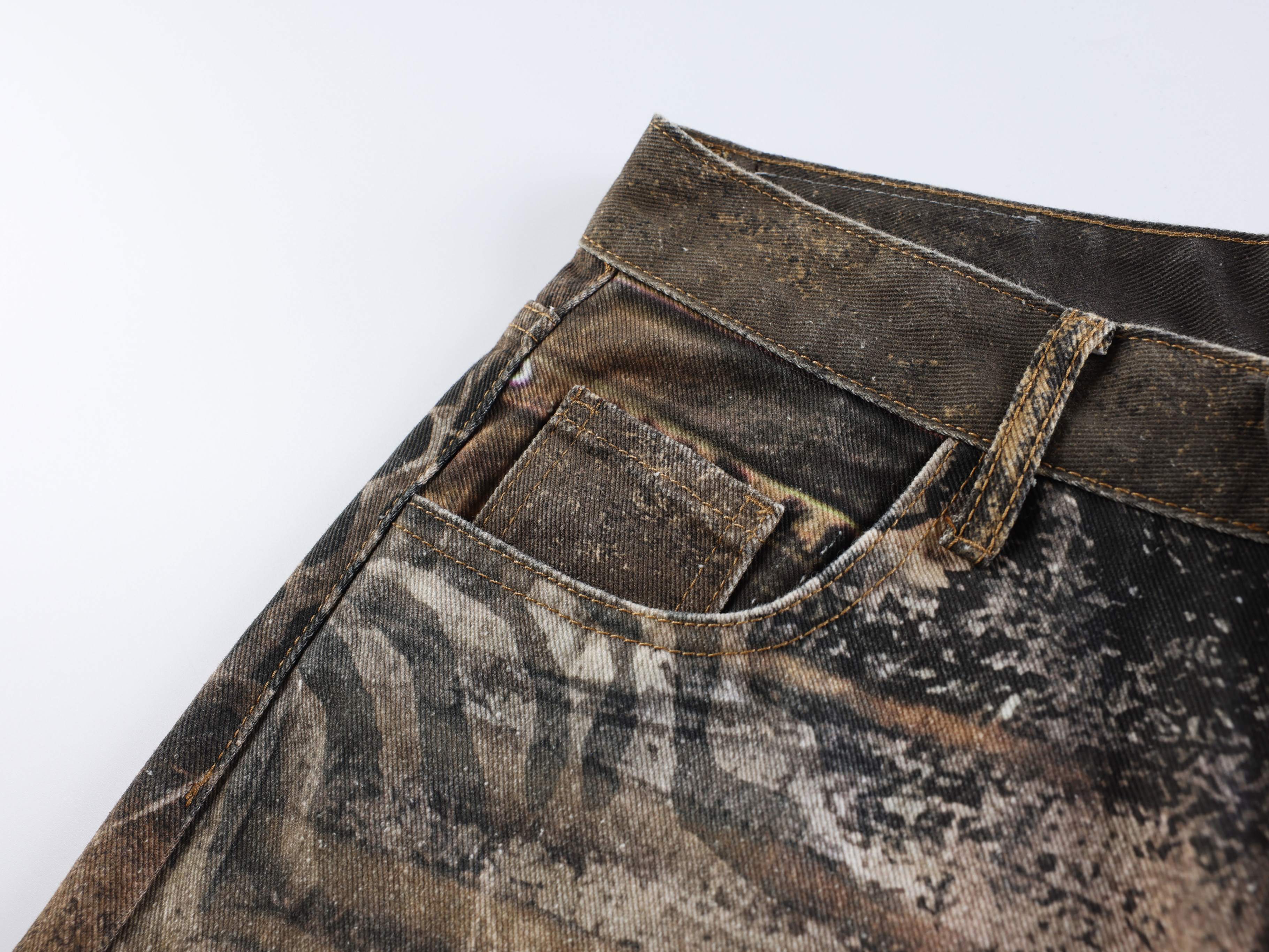 Omirad “Savage Pattern Balloon Jeans”