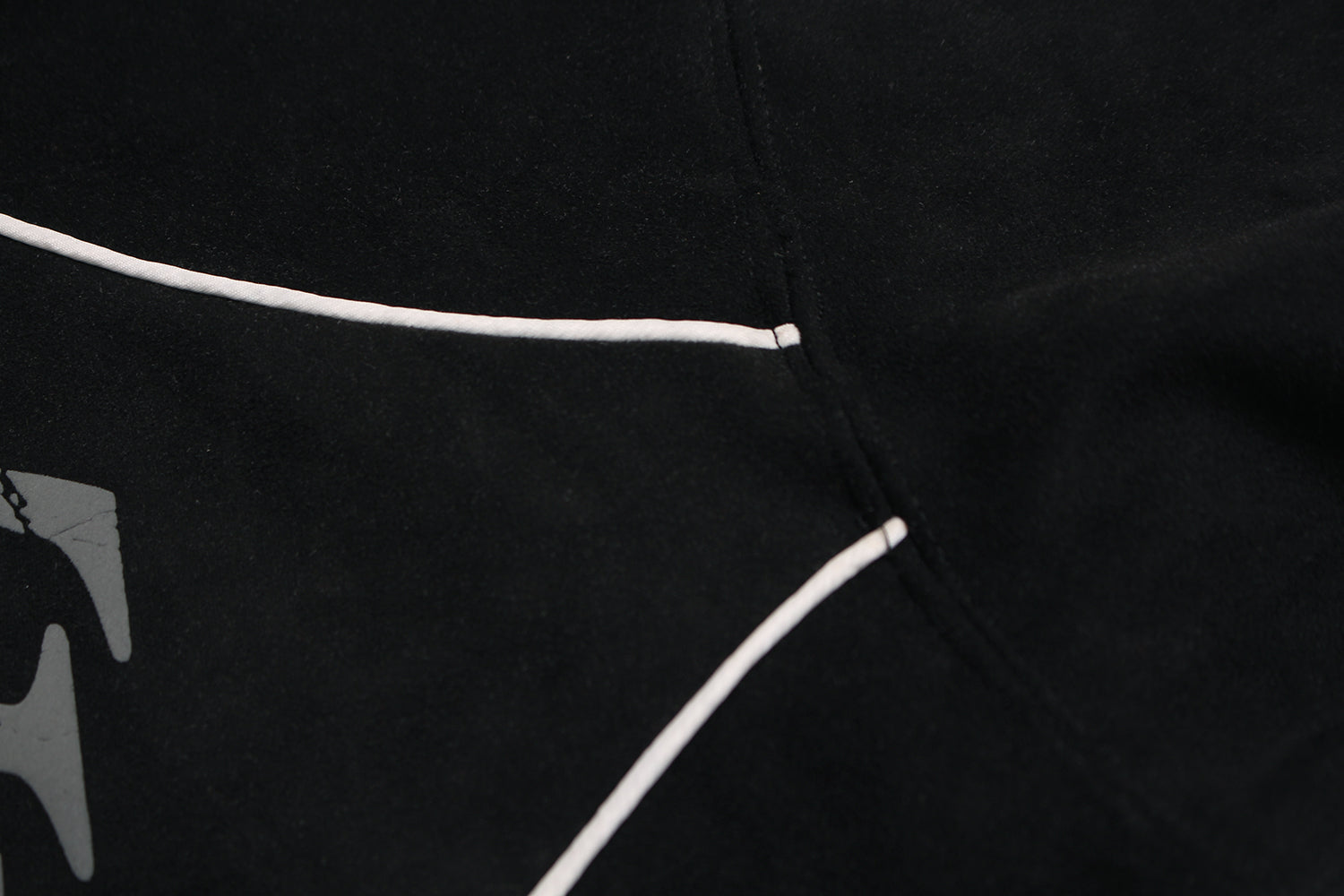 Omirad Suede Graphic Zip Hoodie