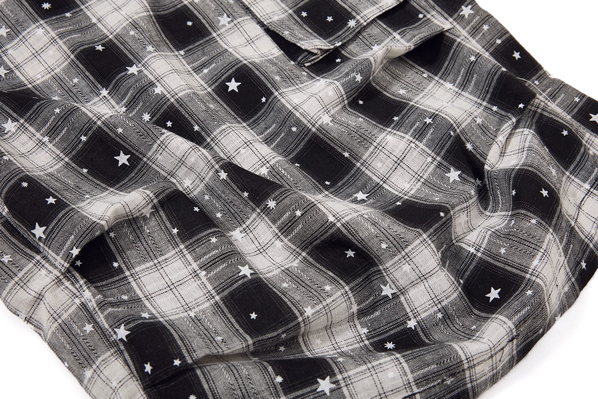 Omirad Plaid Star Cargo Shorts