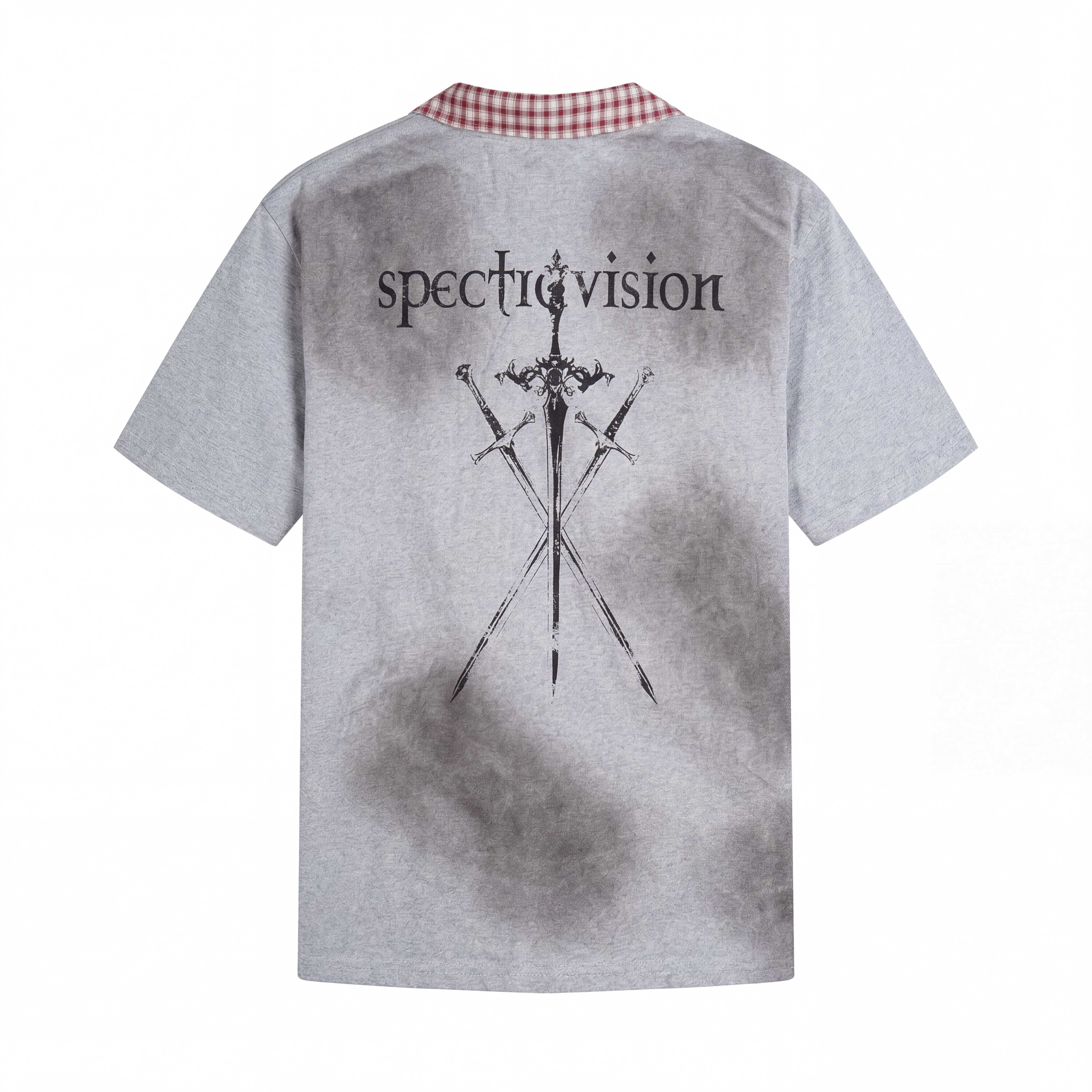 Omirad “Grunge Star Zip Polo Tee”