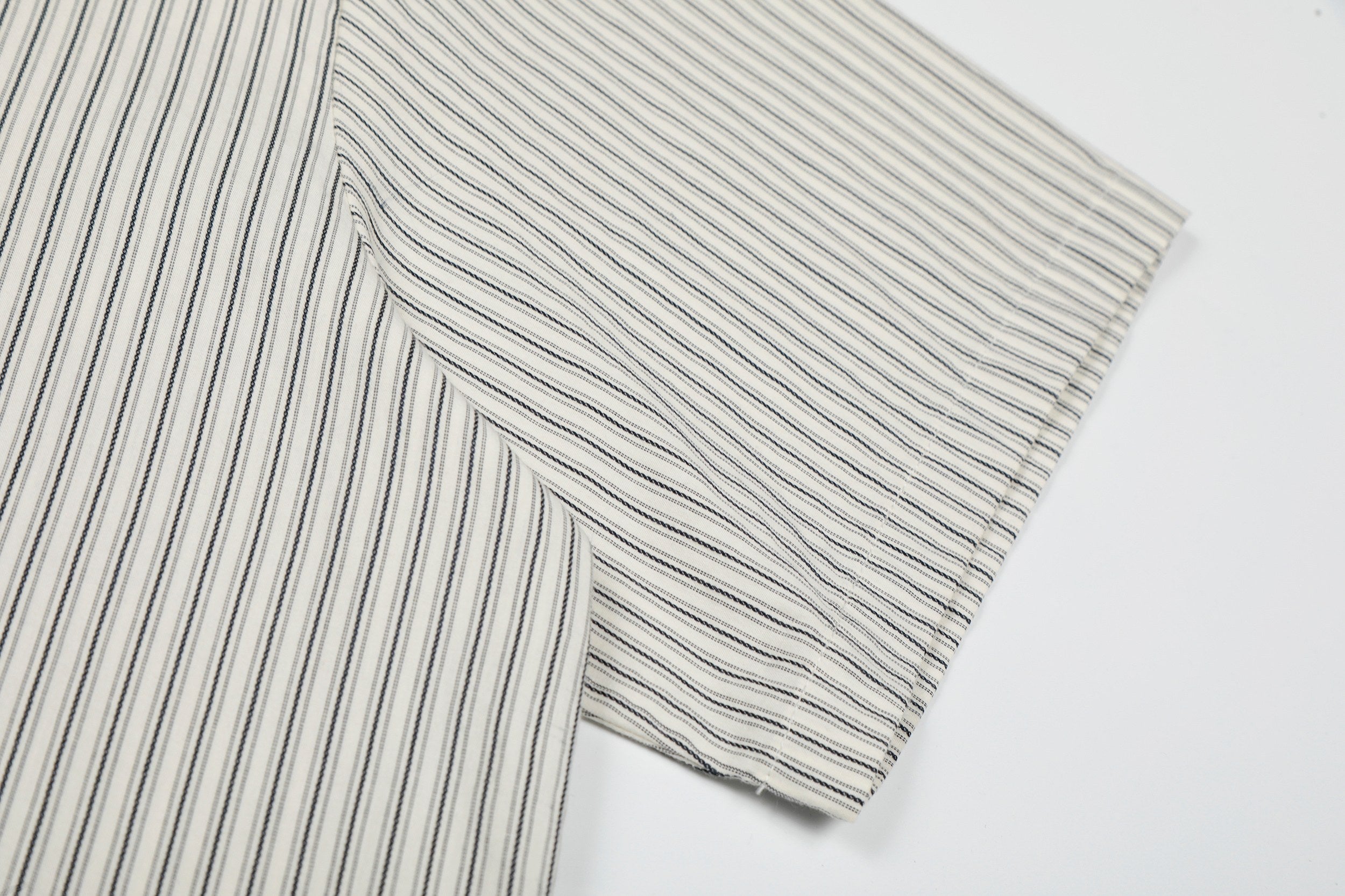 Omirad “Pinstripe Patch Graphic Shirt”