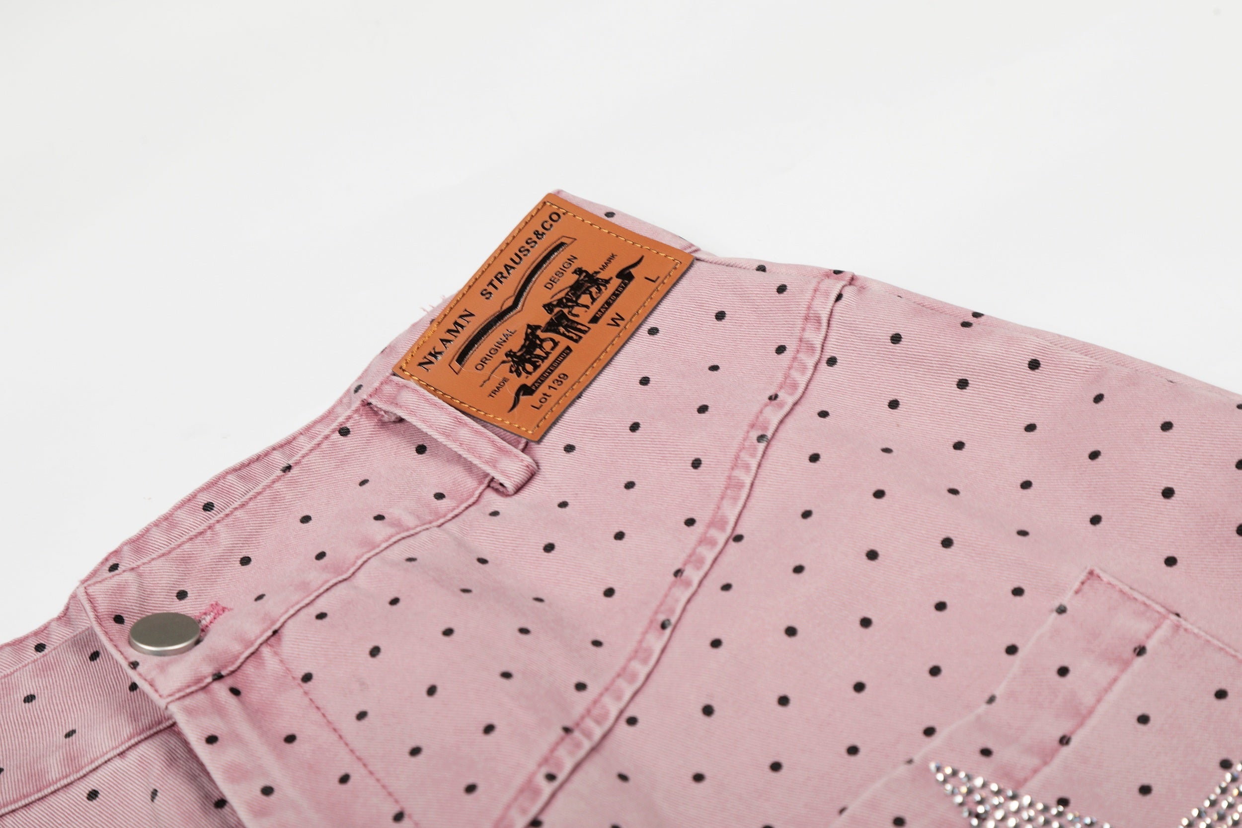 Omirad “Polka Star Wide-Leg Pants”