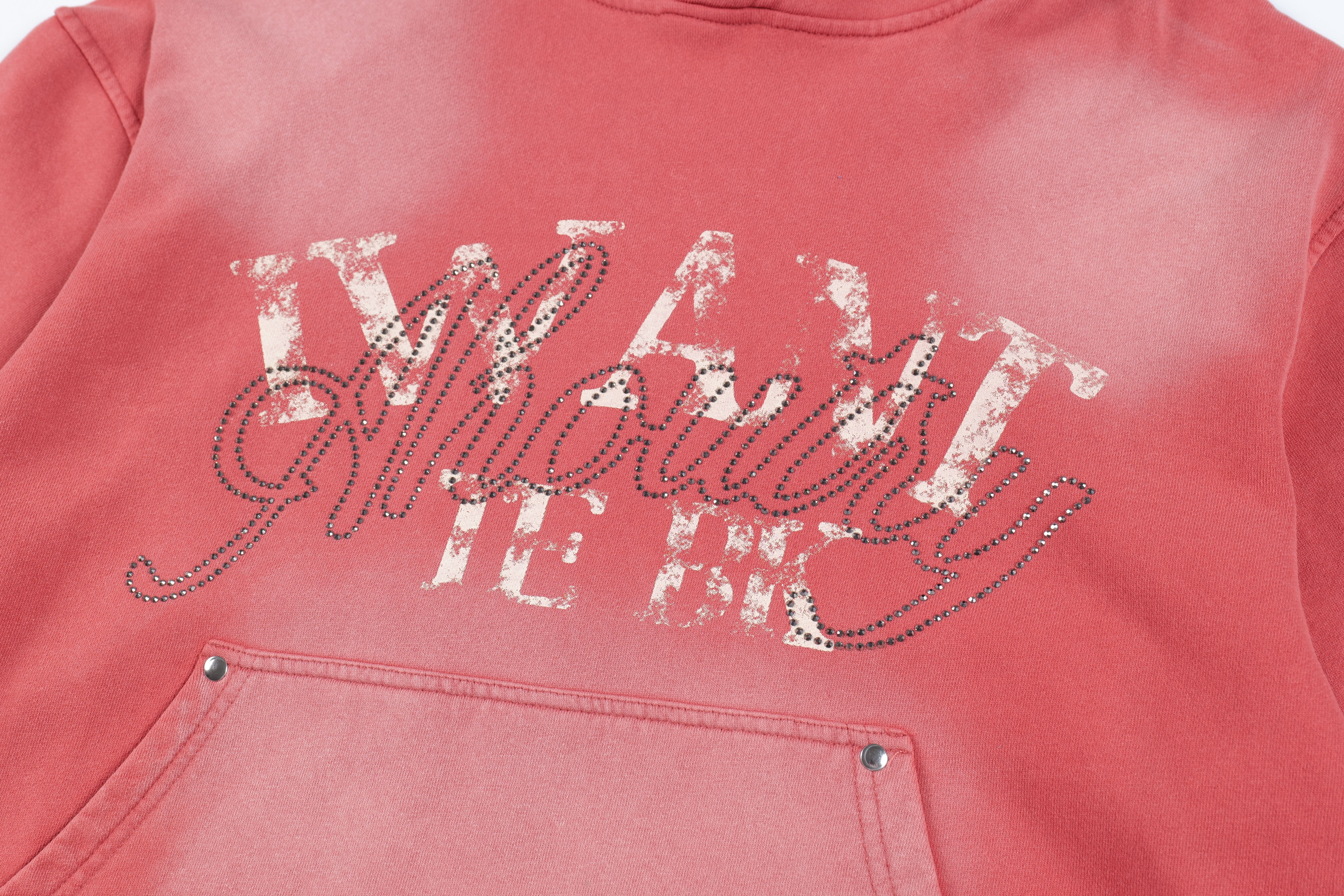 Omirad Vintage Distressed Graphic Hoodie