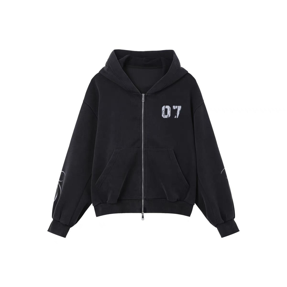 Omirad Gothic Vine Zip Hoodie Set