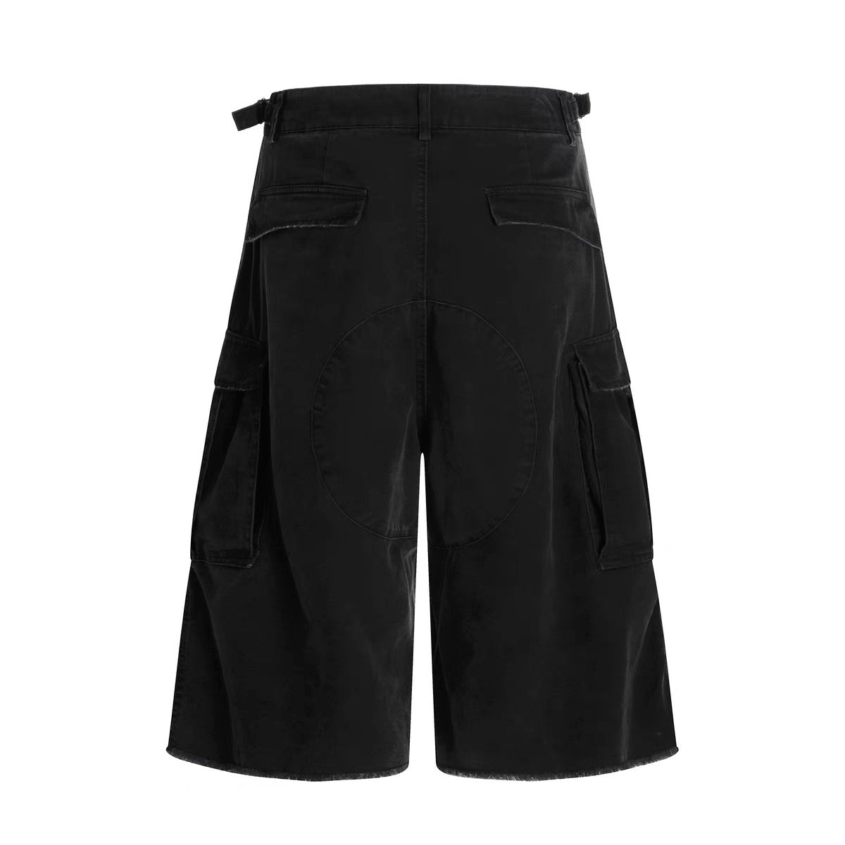 Omirad Washed Layer-Panel Cargo Shorts