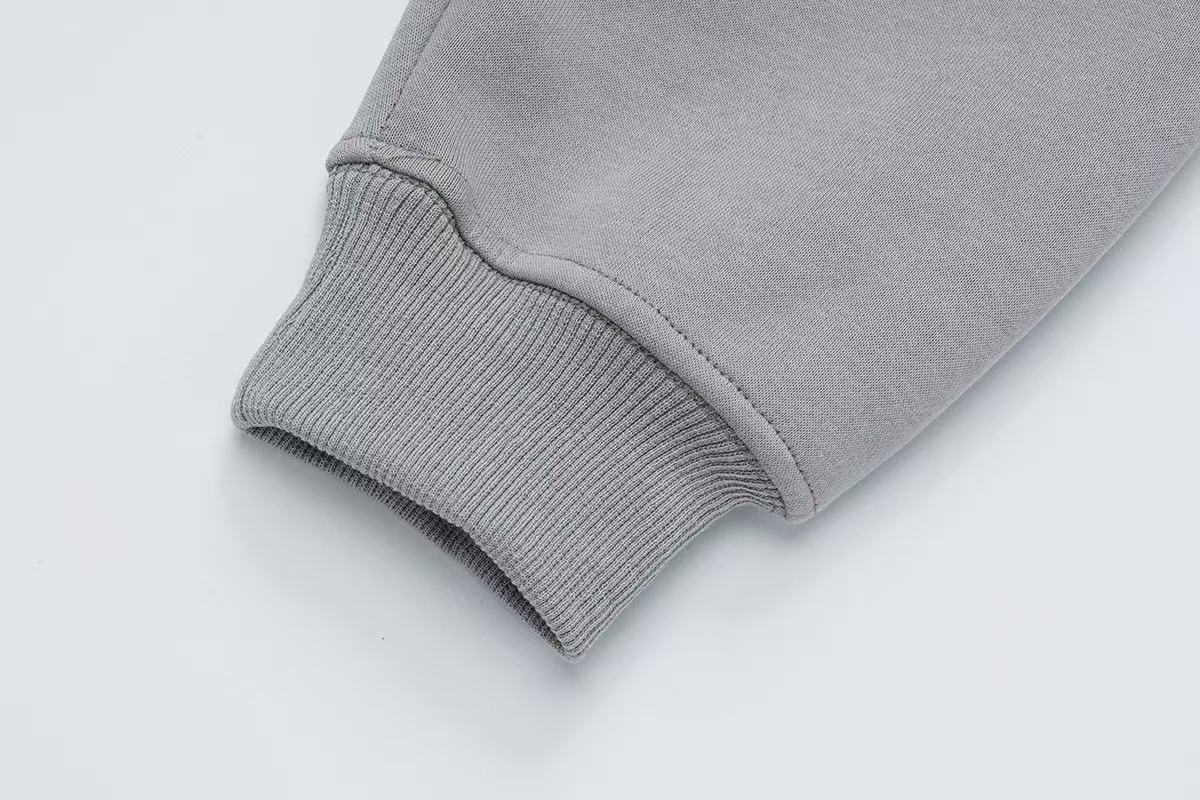 Omirad Rhinestone Script Pullover Hoodie