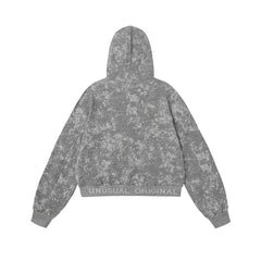 Omirad Starburst Fleece-Lined Zip Hoodie