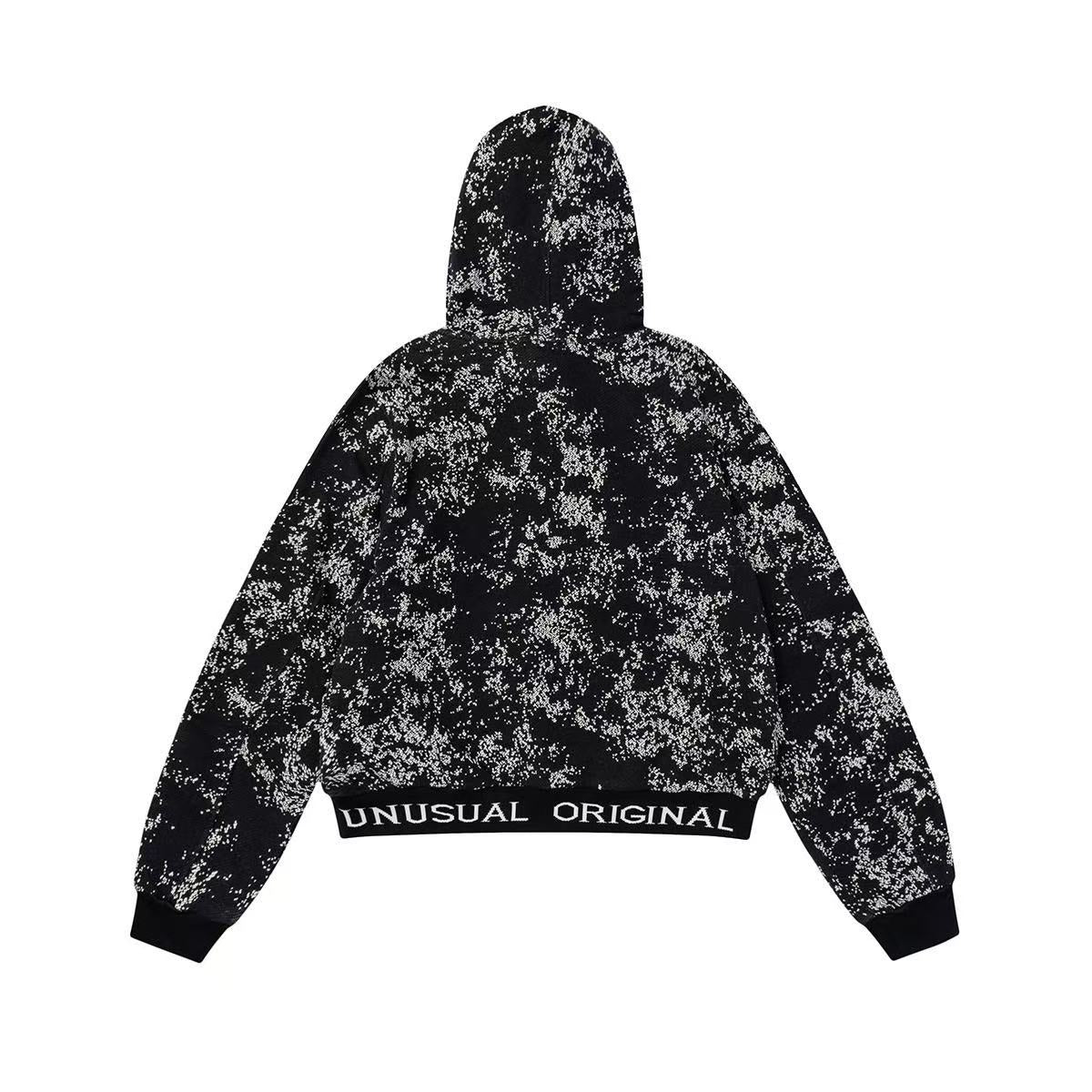 Omirad Starburst Fleece-Lined Zip Hoodie
