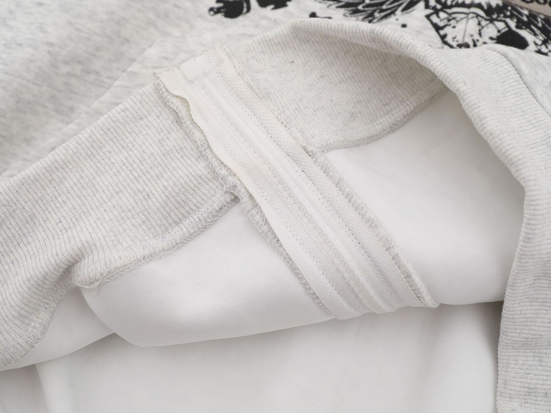 Omirad Fur-Trim Graphic Zip Hoodie