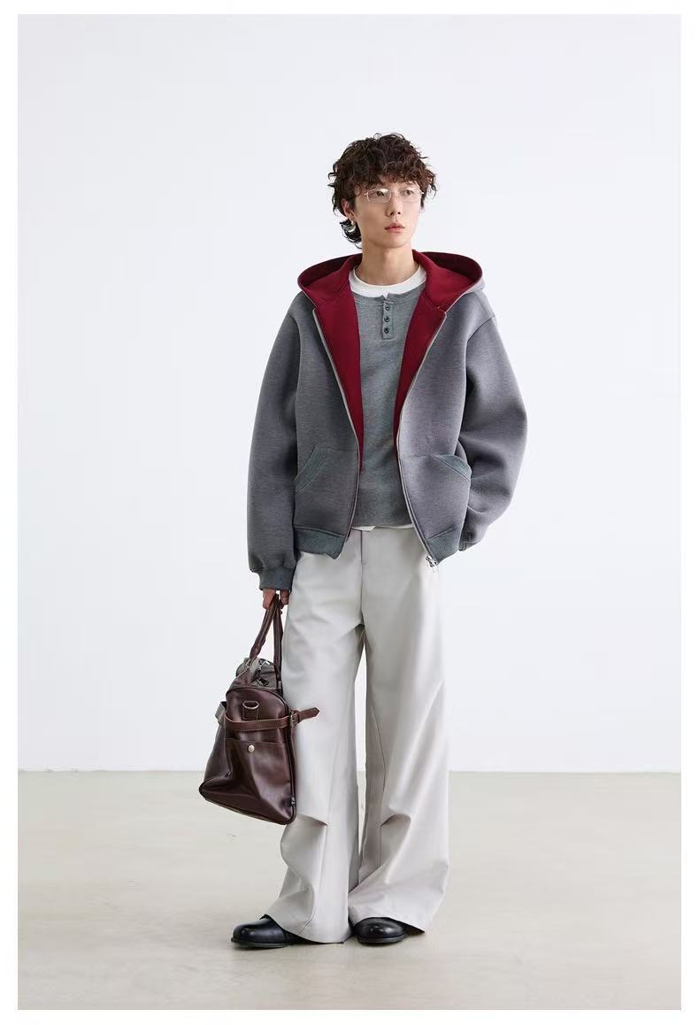 Omirad Dual-Layer Cozy Zip Hoodie