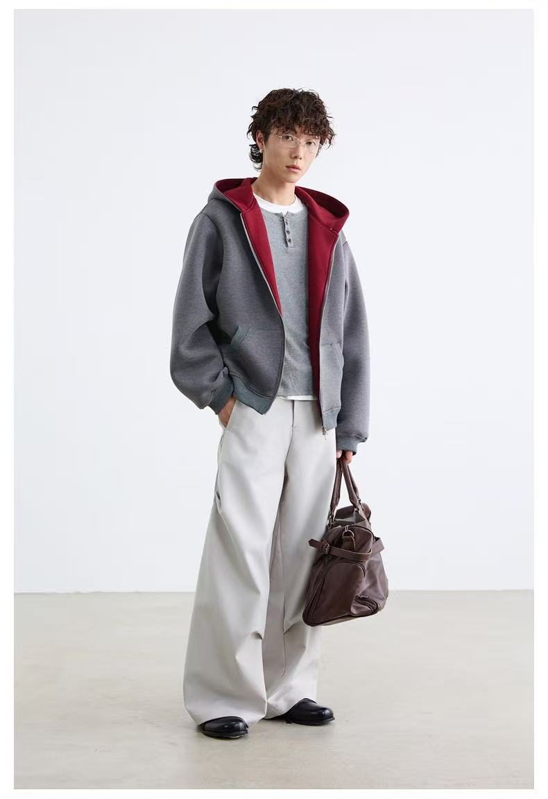 Omirad Dual-Layer Cozy Zip Hoodie