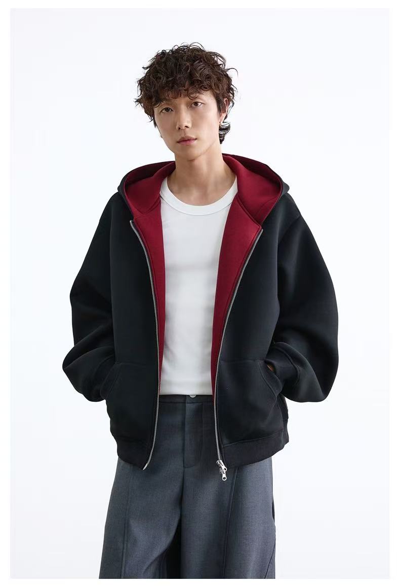Omirad Dual-Layer Cozy Zip Hoodie