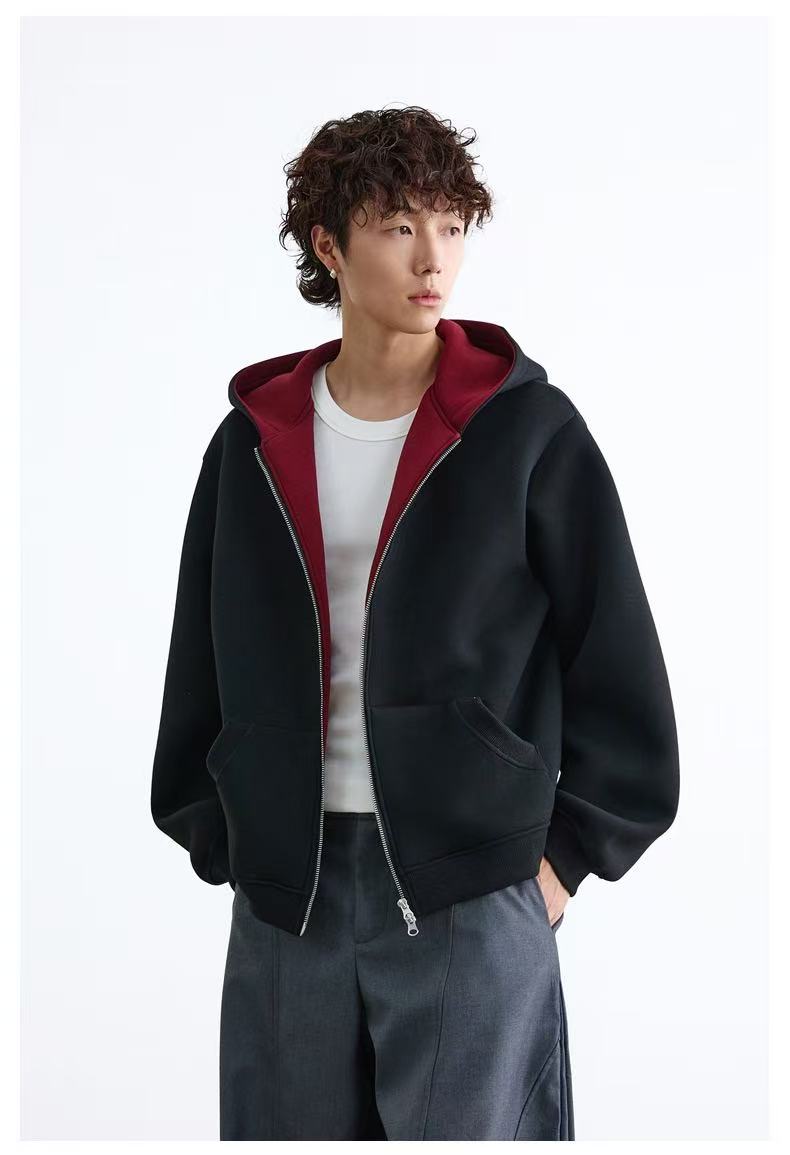 Omirad Dual-Layer Cozy Zip Hoodie