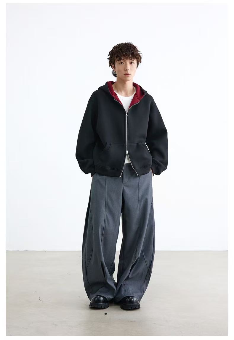 Omirad Dual-Layer Cozy Zip Hoodie